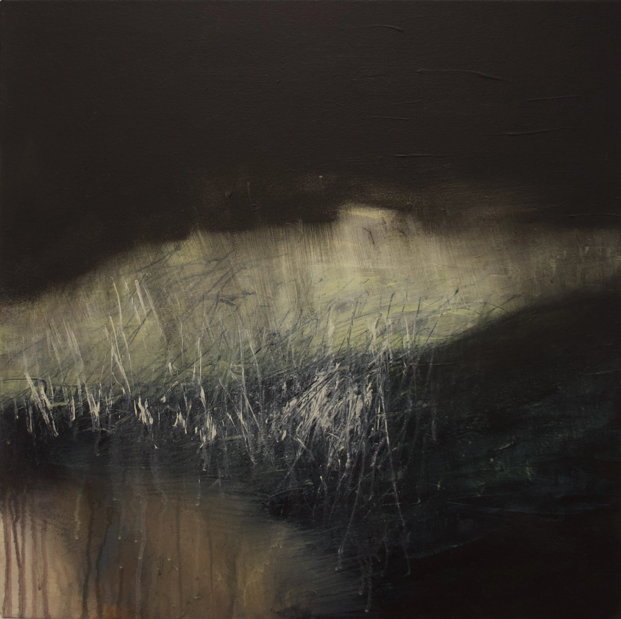 Dark Light, 2025, Acrylic on canvas, 60 x 60cm
