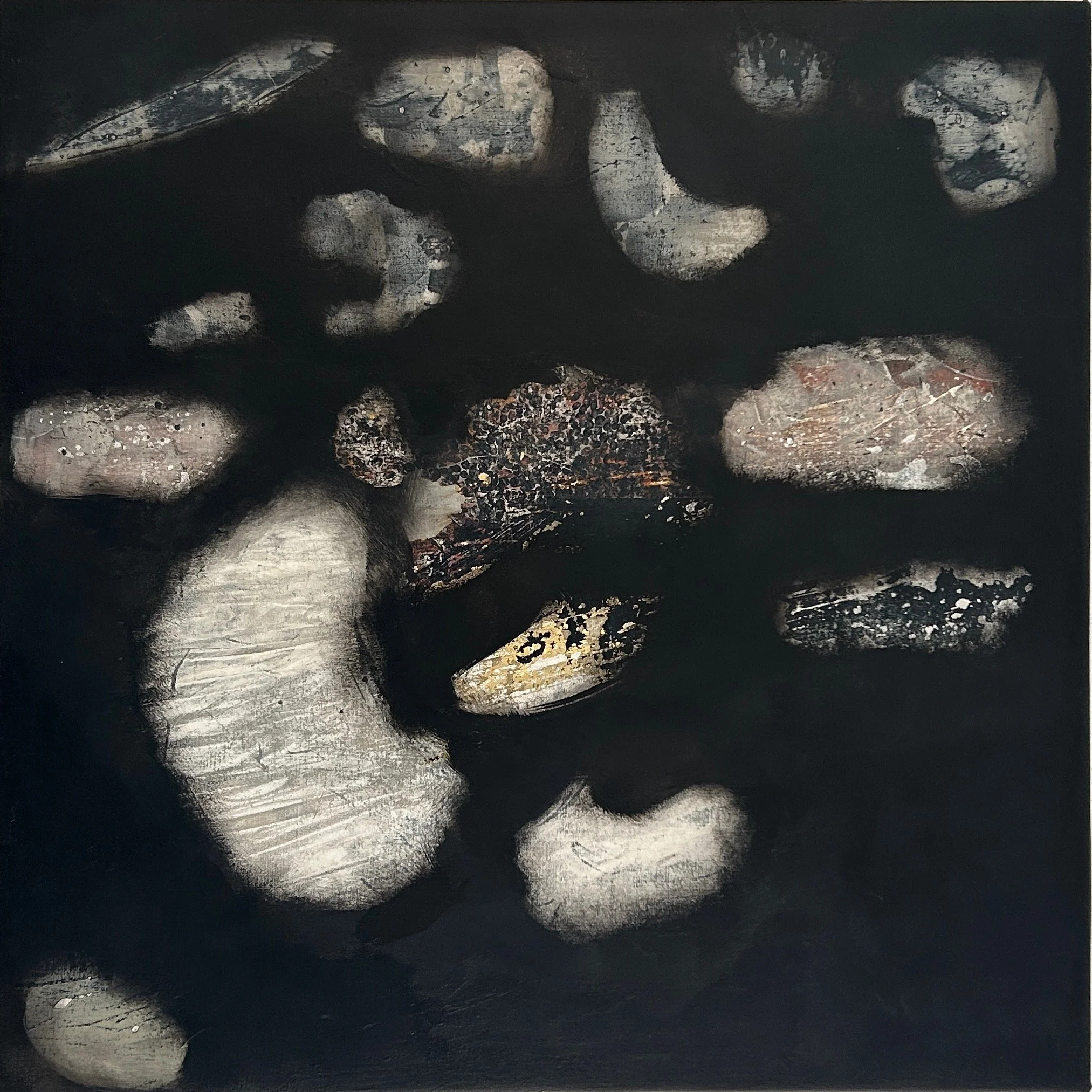 Untitled 2025,  Acrylic on canvas, 61 x 61cm