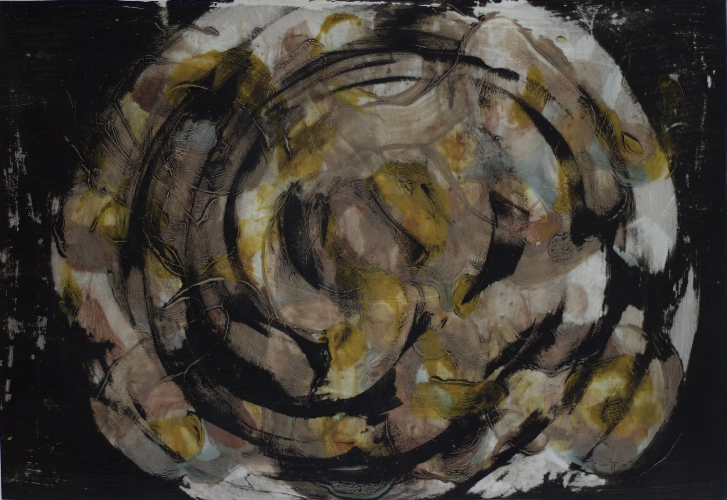 Untitled 2025,  Acrylic on synthetic paper, 39.5 x 27cm