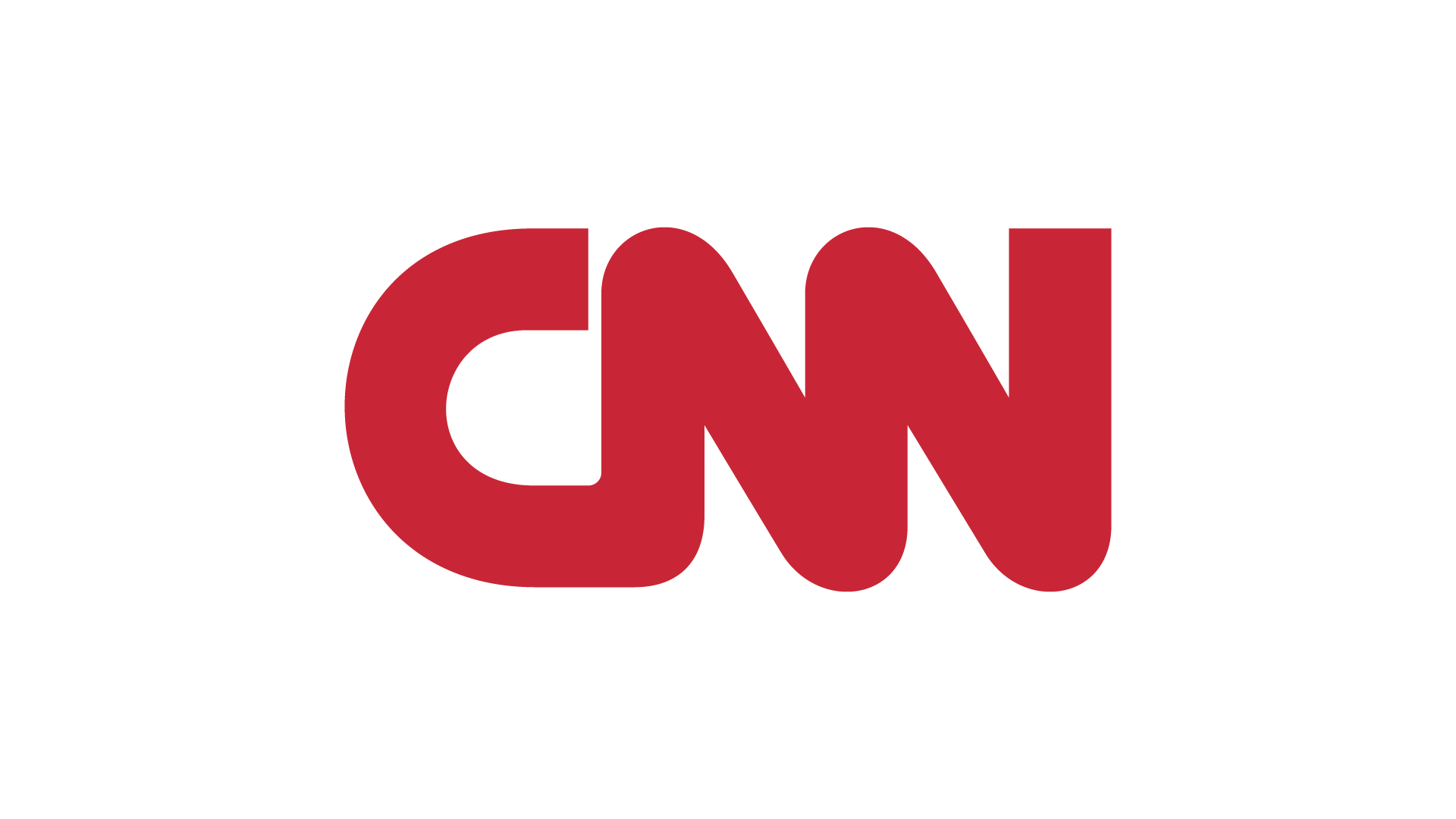 CNN logo with black text and red letters on a white background