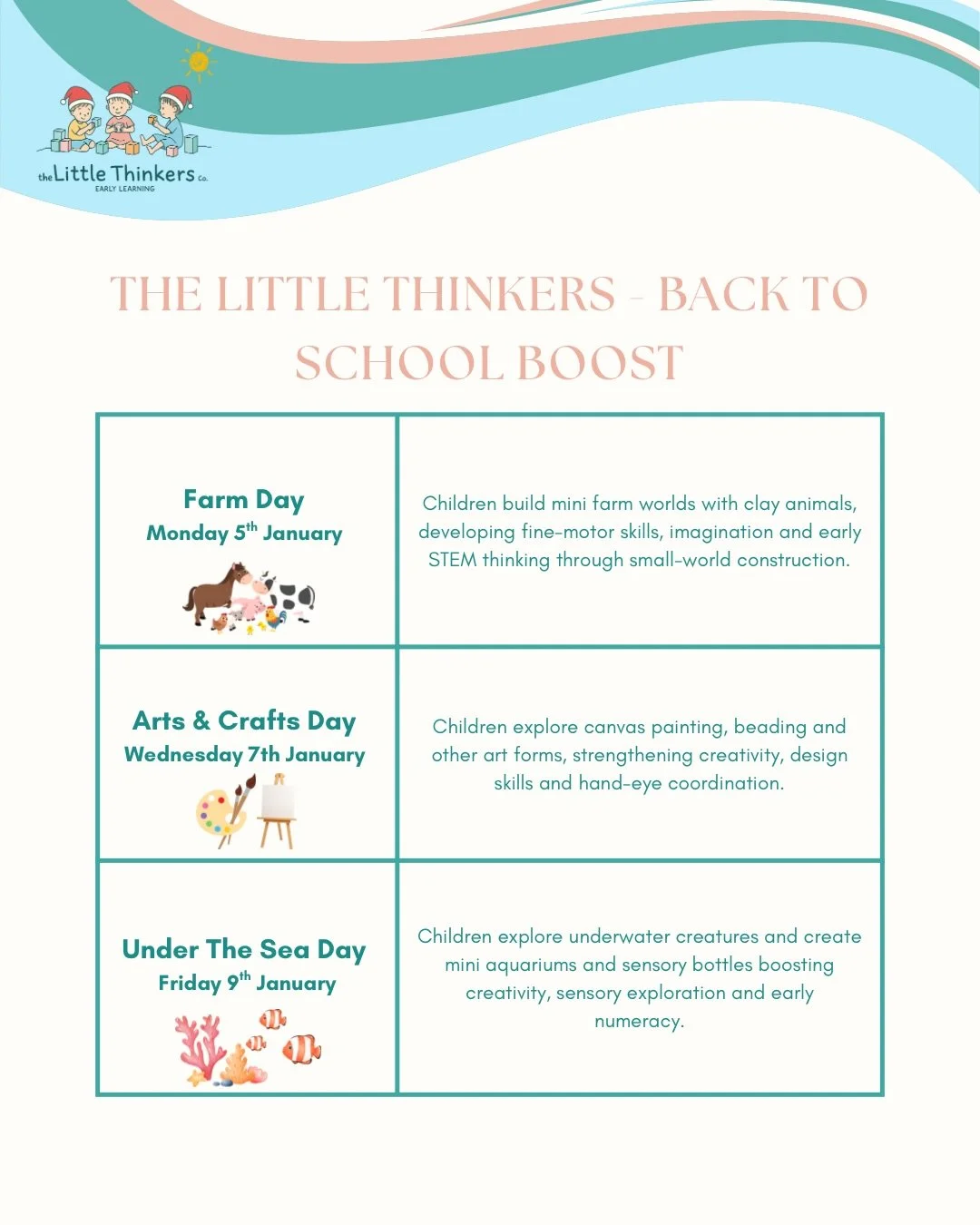 ✨ January Back-to-School Boost &ndash; Update ✨

Please note there has been a small update to the January Back-to-School Boost Holiday Program, and the session days have changed.

The program content, structure, and focus remain exactly the same 
✔️ 