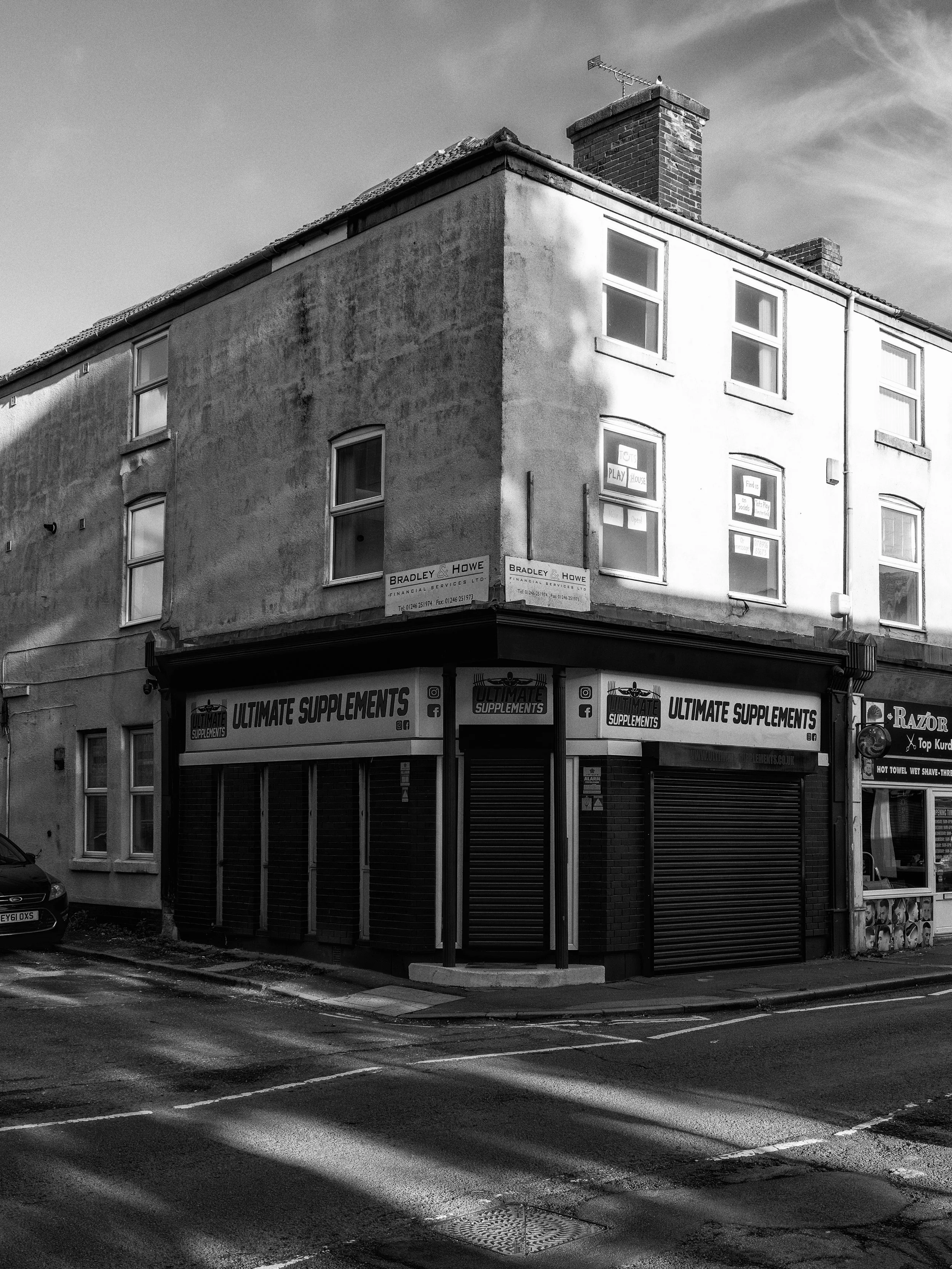 High Street, Clay Cross, Derbyshire, UK, August 2025