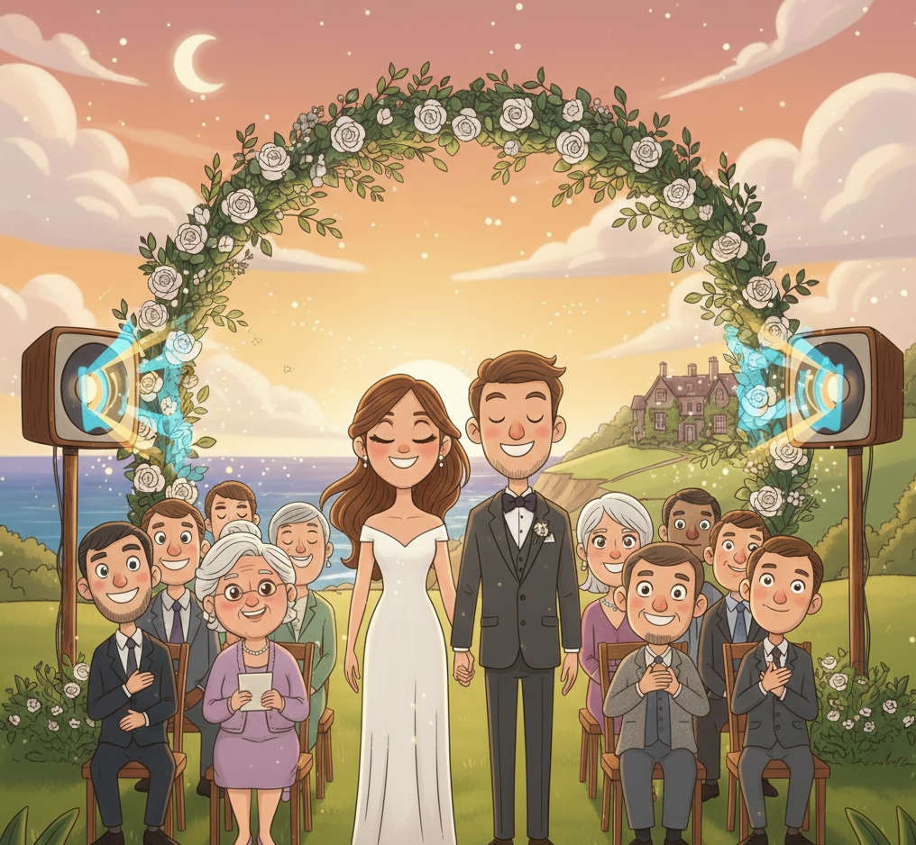 Beyond the "Beep": Why 2026 Couples Are Trading Audio Guestbooks for Cinematic Entrances