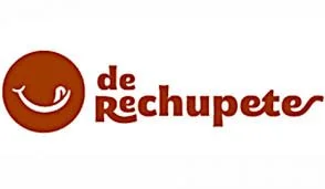 Logotipo con una cara sonriente y el texto 'de Rechupete'