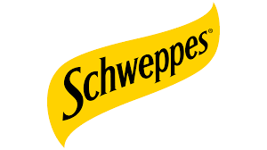 Logotipo de la marca Schweppes en fondo blanco