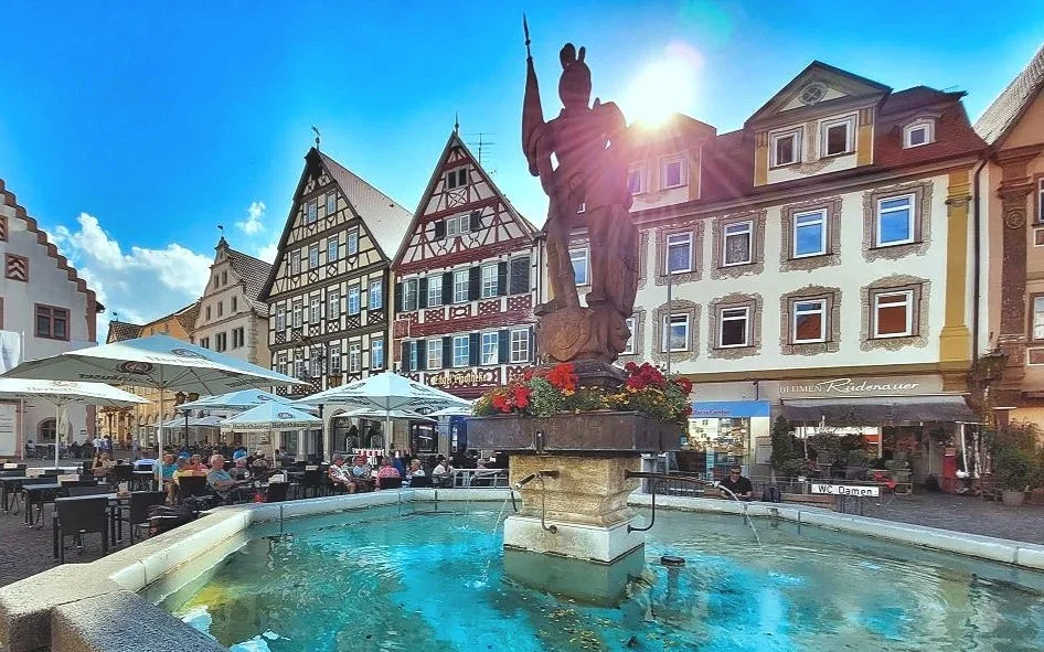Ein Foto der Altstadt von Bad Mergentheim