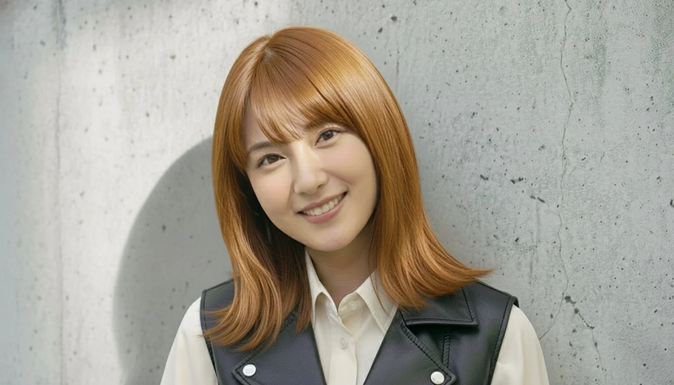 笑顔の若い女性の肖像写真