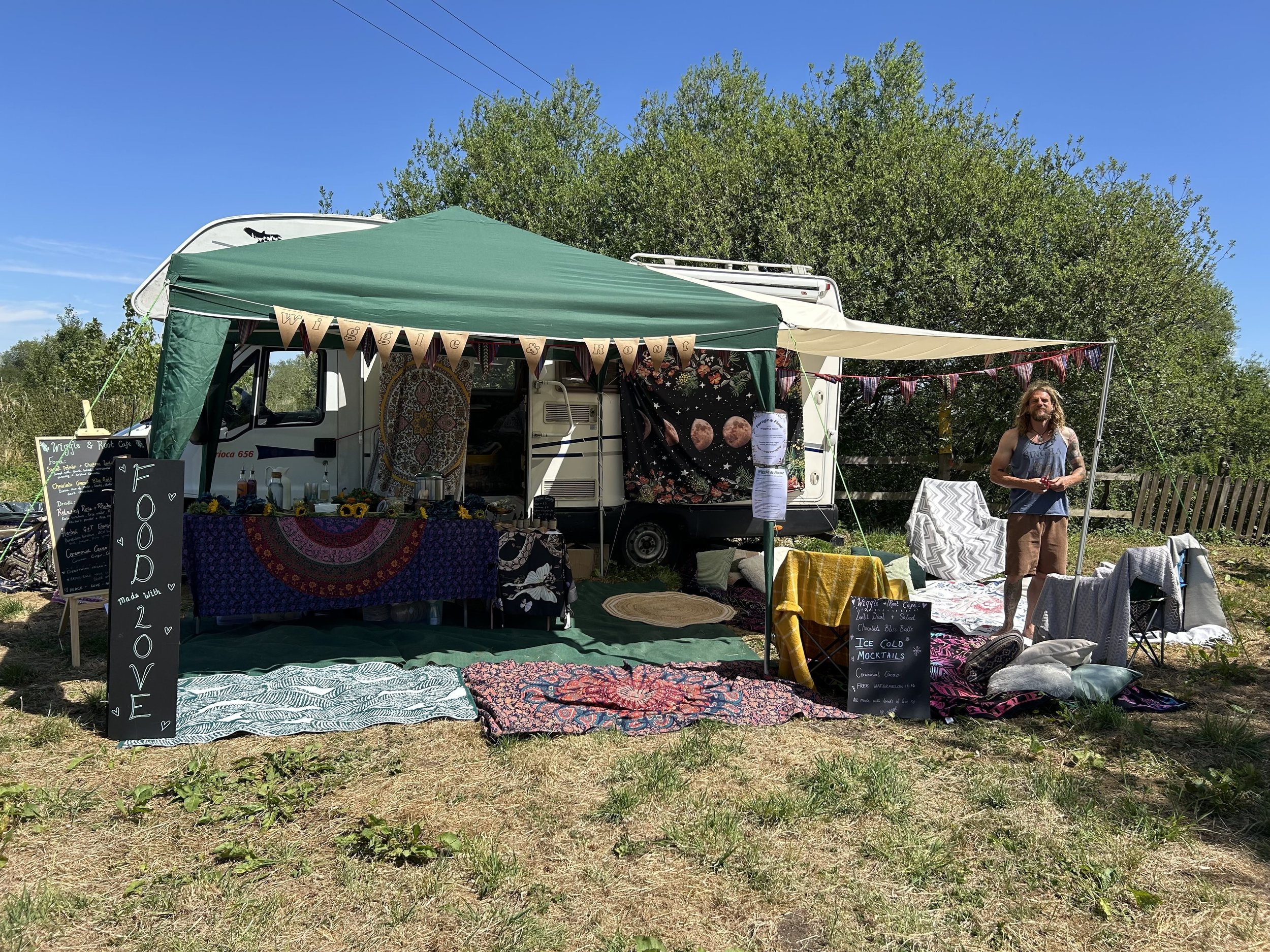 Our Wiggle & Root cafe at the Barefoot Festival