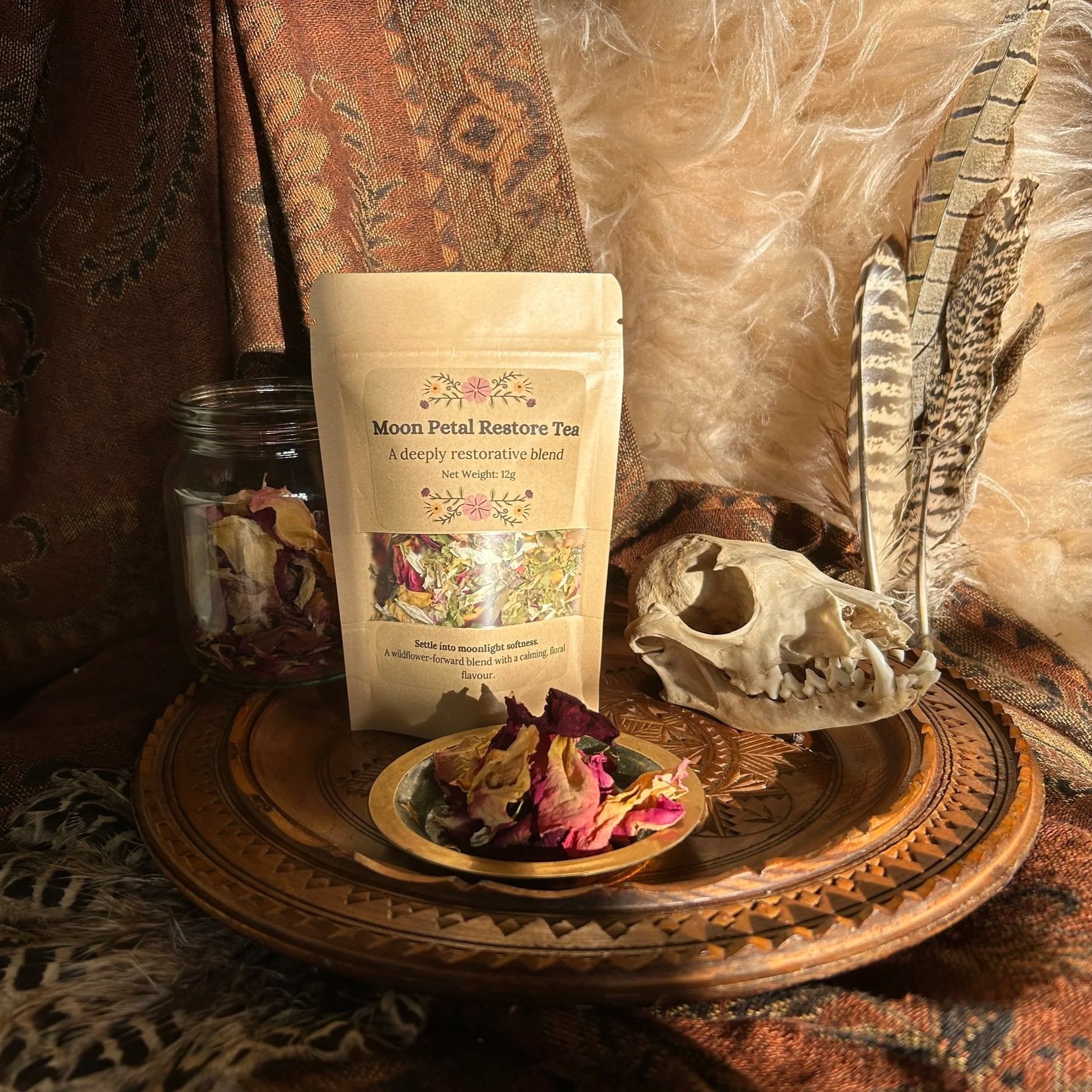 Moon Petal Restore Tea 🌒🌹 12g