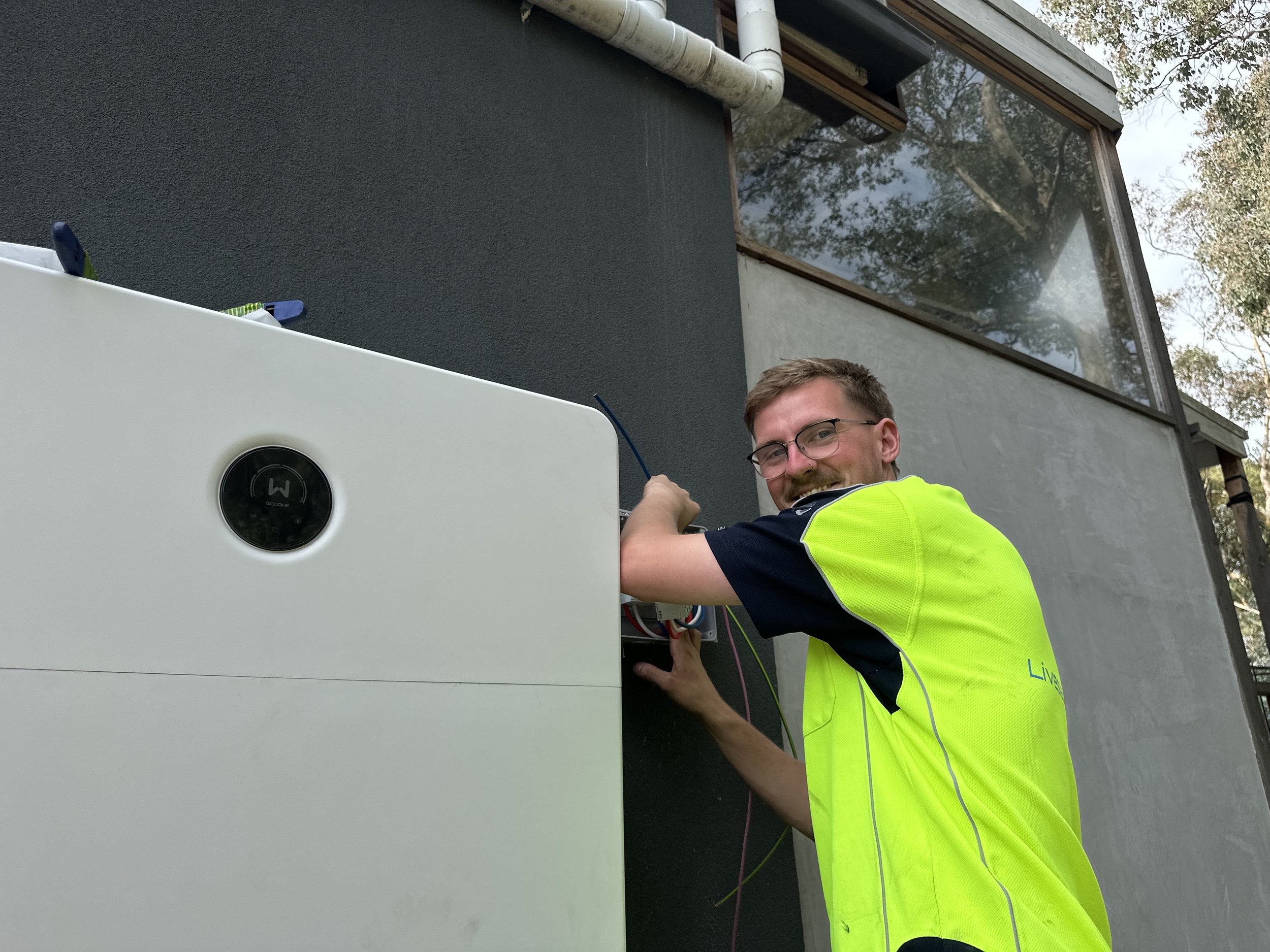 Battery install