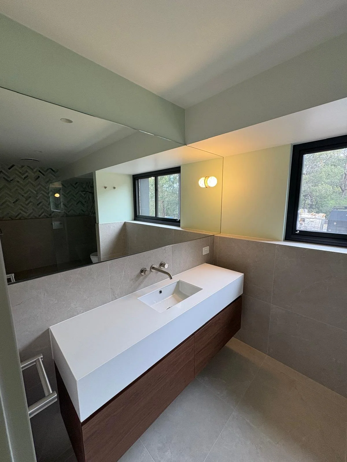Electrical new build bathroom installation by Livesay Electrical
