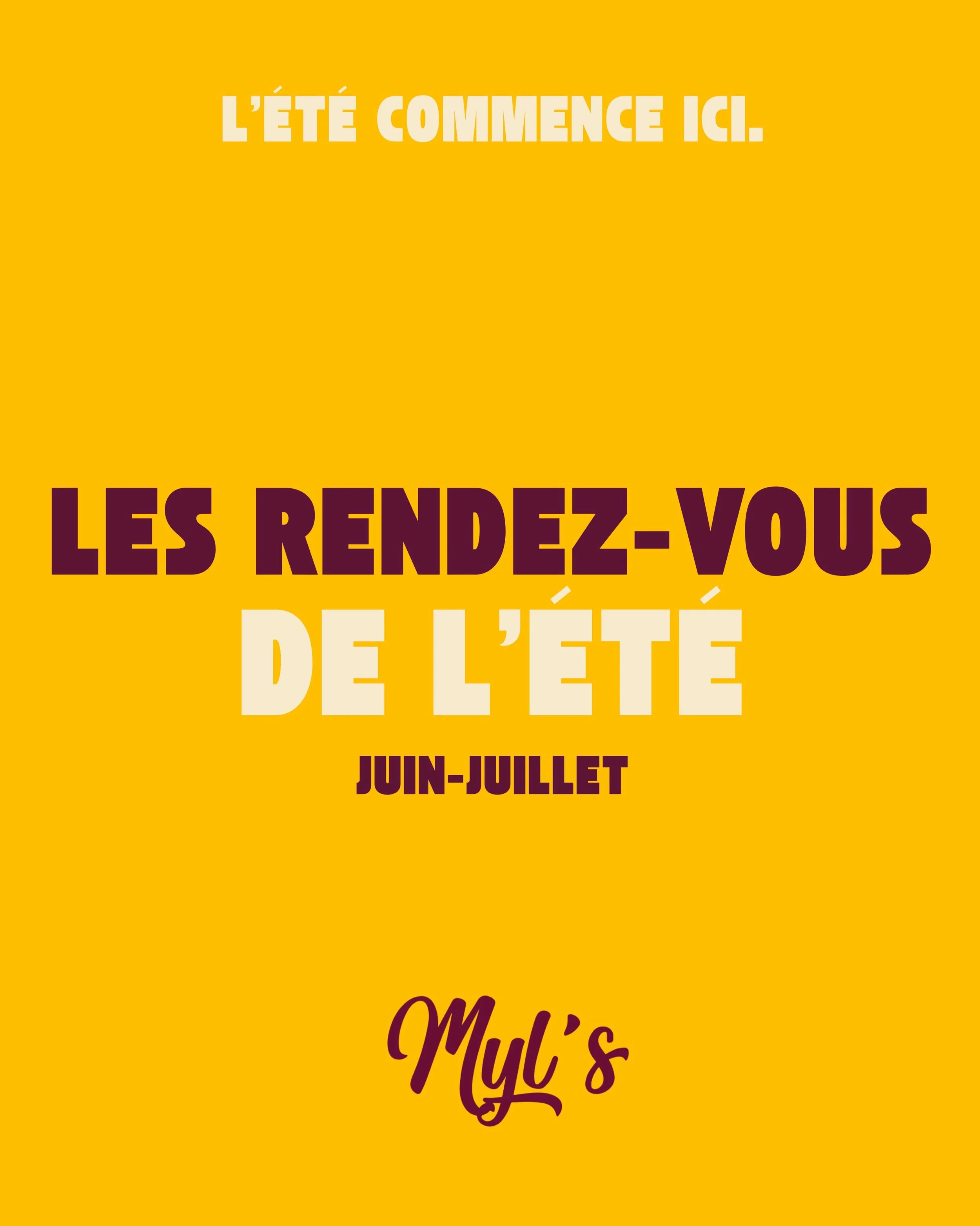Juin - juillet au Myl&rsquo;s,
&ccedil;a va clairement &ecirc;tre difficile de rester sage. 😏

Des jeudis qui s&rsquo;&eacute;ternisent, du live, des DJ, une Jungle Party&hellip;
et pratiquement une bonne raison de passer tous les week-ends.

Le plu