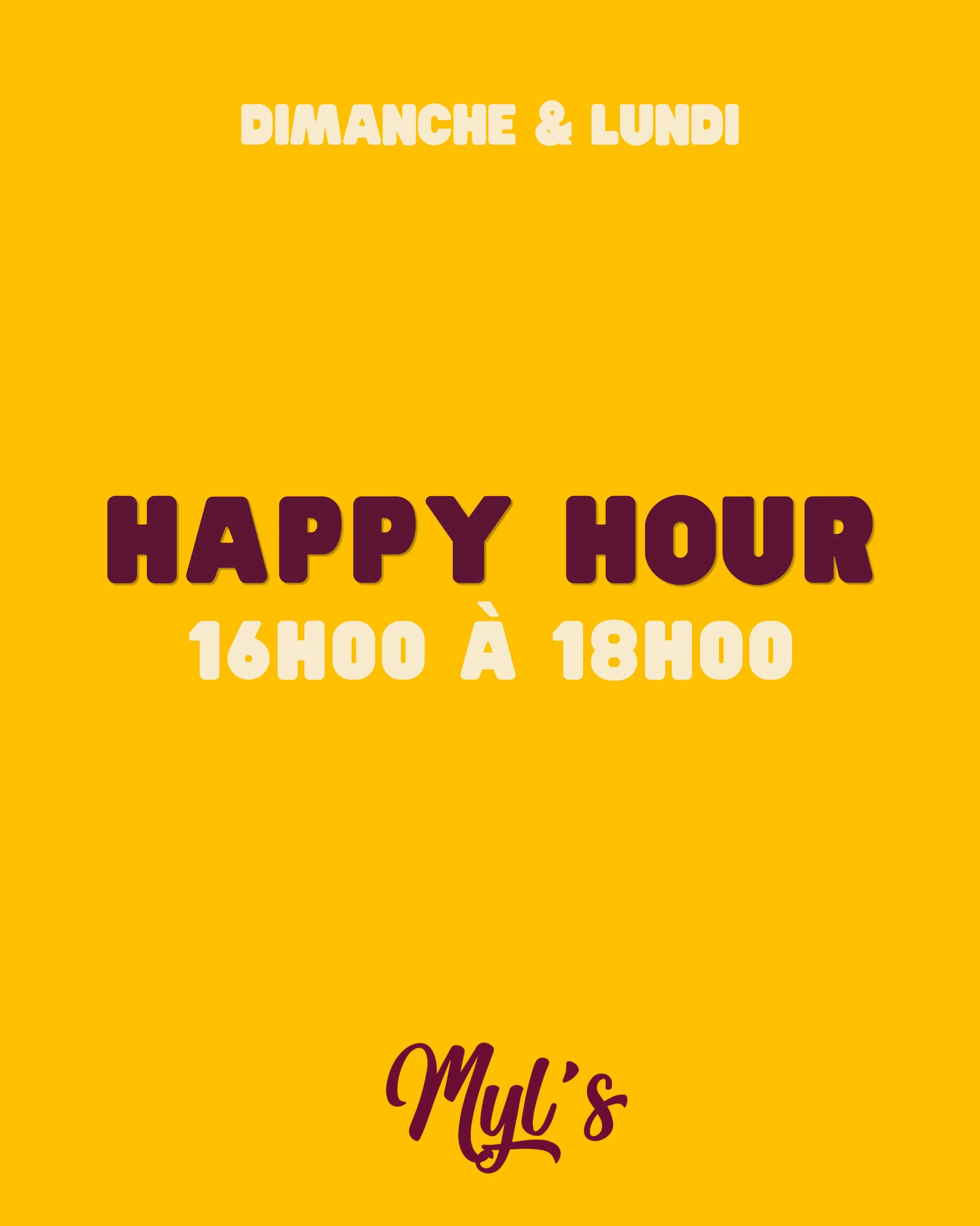 Les bonnes nouvelles arrivent aussi le dimanche. 😏

Happy Hour tous les dimanches et lundis de 16h &agrave; 18h.
🥤 Softs : 3 &euro;
🍺 Pinte : 5 &euro; (hors Guinness)
🍹 Spritz : 7 &euro;

De quoi bien commencer la semaine... ou bien finir le week