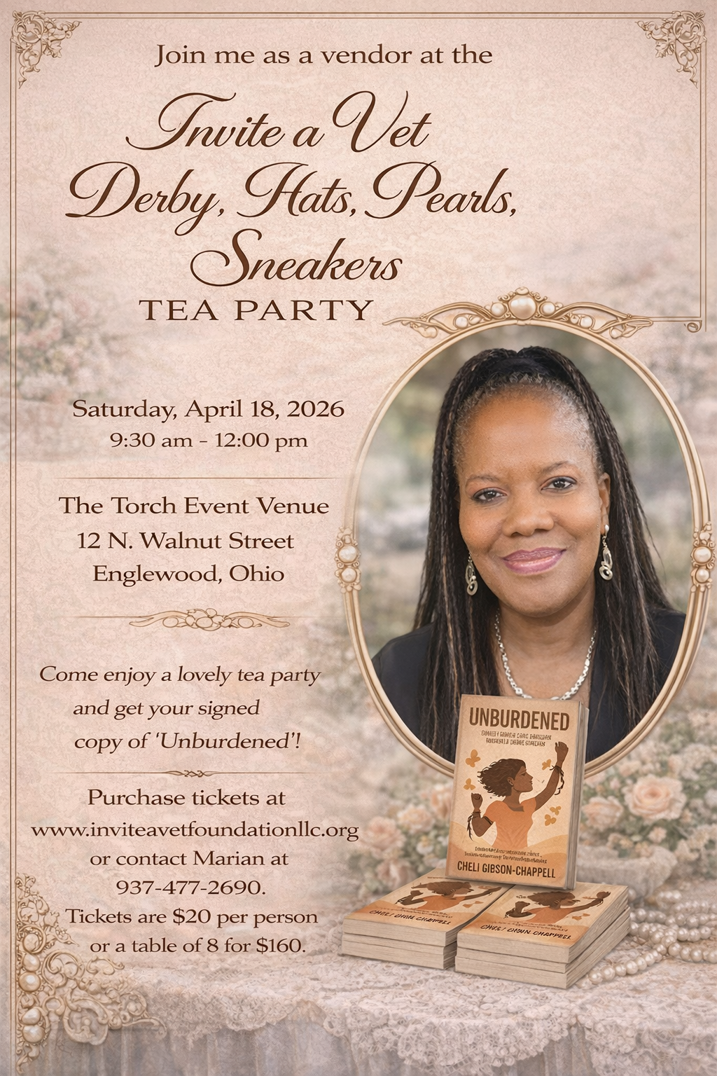 Invite a Vet Derby, Hats, Pearls, & Sneakers Tea Party