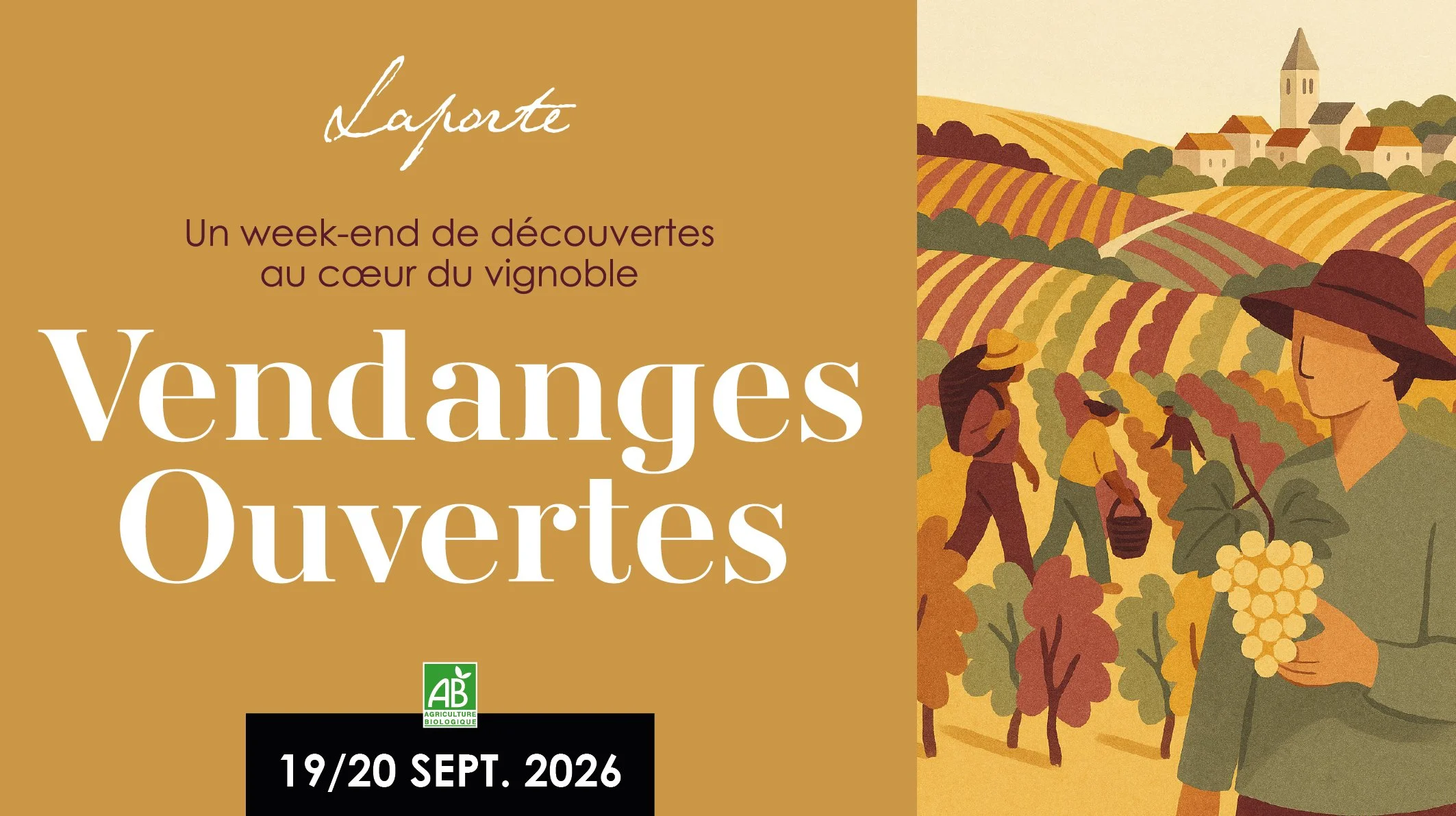 SAVE THE DATE - Vendanges Ouvertes 2026
