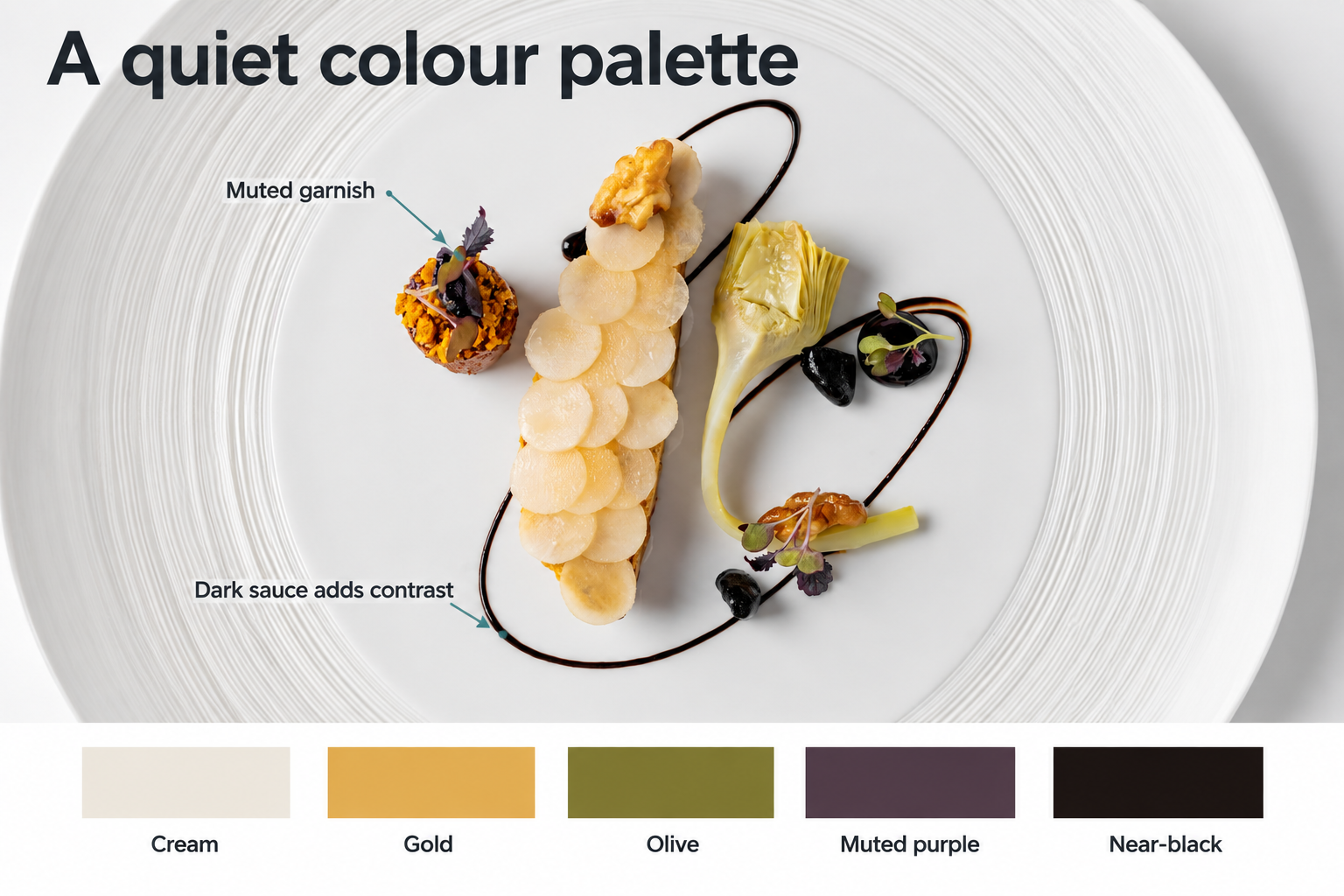 What makes you look at this dish first?