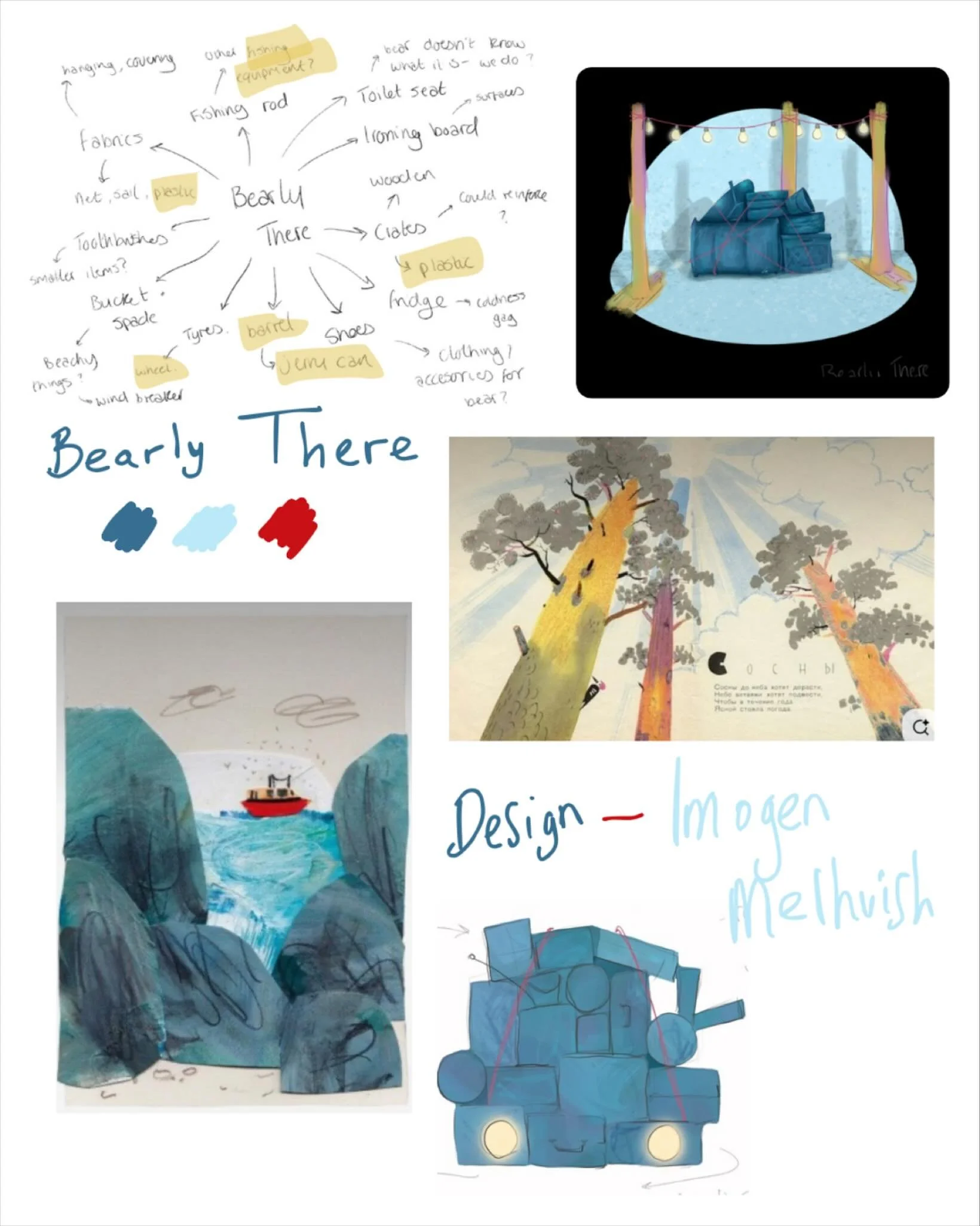 Bearly There Set Design

From a pin board of ideas to a fully realised and recycled set inspired by the Garbage Islands in the North Pacific. Set Design by the fantastic Imogen Melhuish,