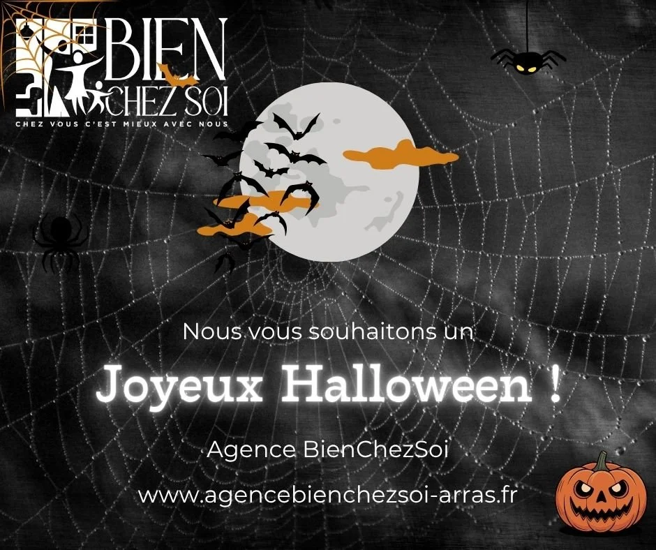 👻 Toute l&rsquo;&eacute;quipe de BienChezSoi vous souhaite un tr&egrave;s joyeux Halloween ! 🎃

Le 31 octobre, petits et grands c&eacute;l&egrave;brent Halloween, une f&ecirc;te pleine de rires et de frissons l&eacute;gers 👦🧙&zwj;♀️
Tradition ven