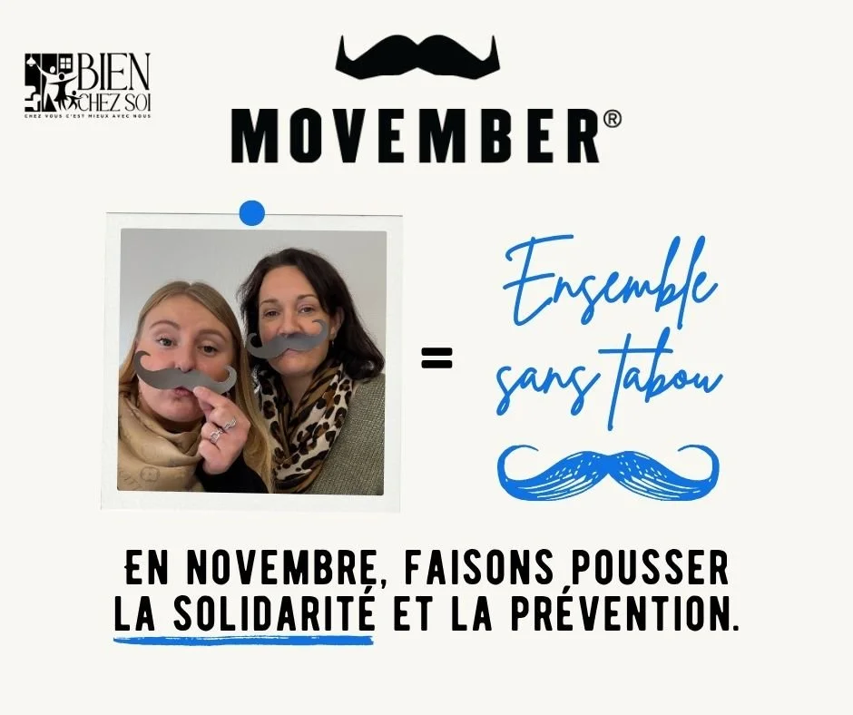 🧔✨ Movember : un mois pour faire pousser la prise de conscience ! ✨🧔

Derri&egrave;re chaque moustache qui appara&icirc;t en novembre, il y a un message fort :
👉 Les hommes aussi doivent prendre soin de leur sant&eacute;.
👉 Parler, se faire &eacu