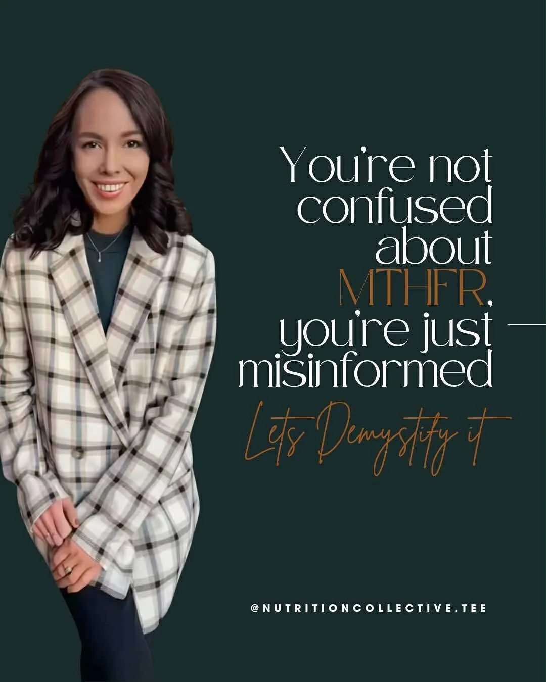 Demystifying MTHFR.

You&rsquo;re not confused&mdash;you&rsquo;re just misinformed by the fear-mongering, and misinformed influencers posting AI generated posts. 

So, Let&rsquo;s demystify it together. ✨

Here&rsquo;s the truth: 

Having an MTHFR va