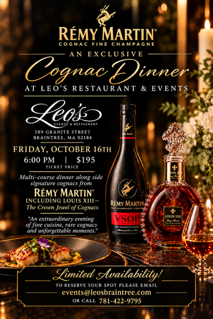 Remy Martin Cognac Dinner