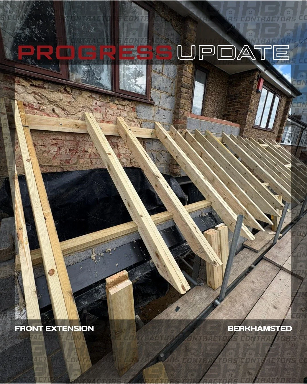 Progress Update | Front Extension | Berkhamsted 📍

Busy busy at the minute.. but more progress on this front extension project alongside other jobs! Scaffolding by @candgscaffoldingltd 💜

Like the look of our work? Please feel free to get in contac