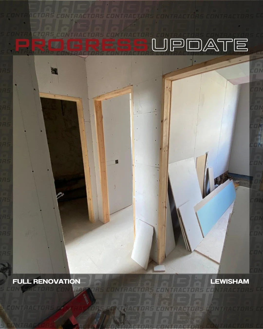 Progress Update | Full Renovation | Lewisham, London 📍

Lots of progress made on this full renovation project recently, just over a week and a half from installing the staircase! Insulation and boarding complete, and soon it will be time to move on 