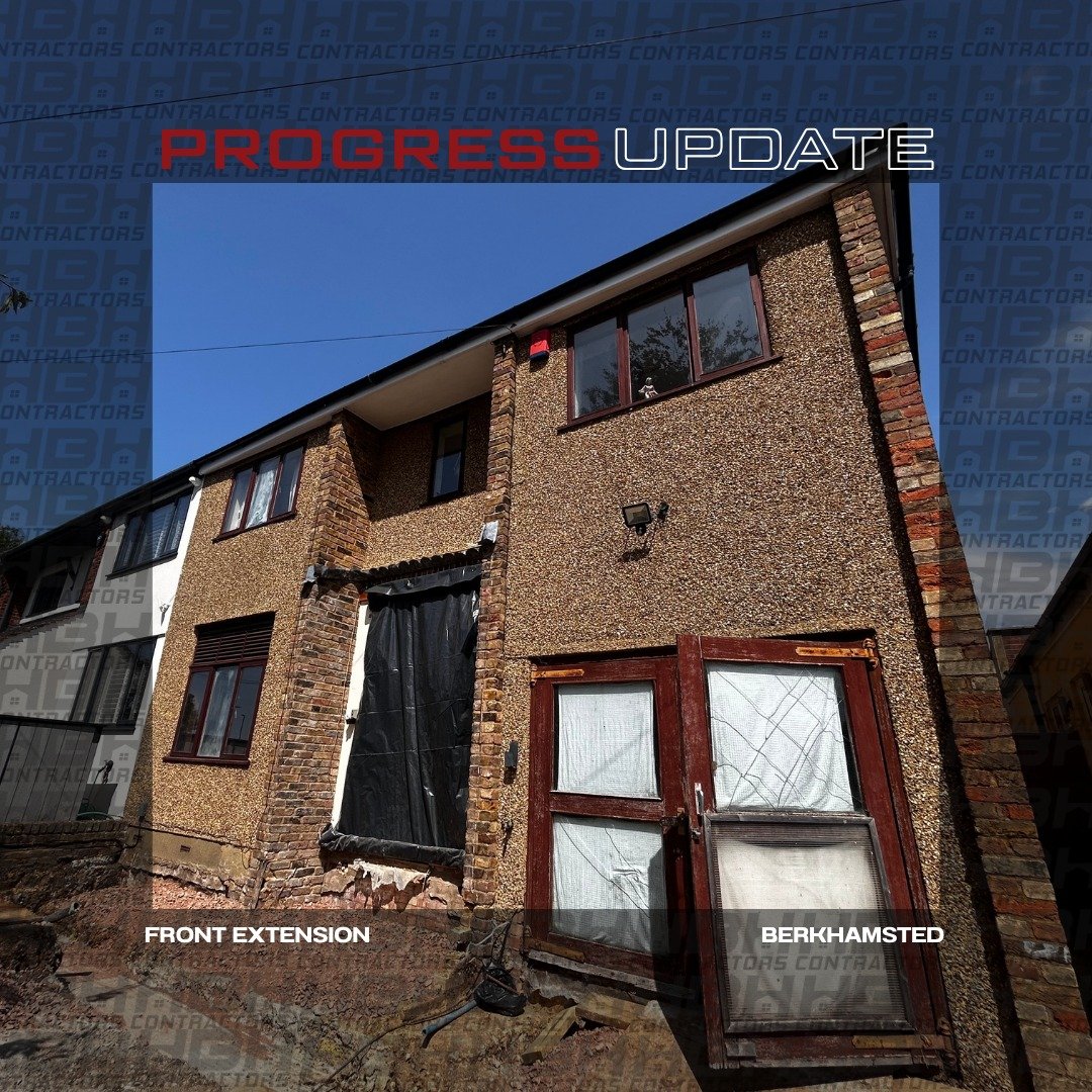 📈 PROGRESS UPDATE - FRONT EXTENSION

Take a look at some of the work that has started on this project in Berkhamsted 📍 The front extension is underway and we're excited to see the final product - keep your eyes peeled! 👀

The full list of works he