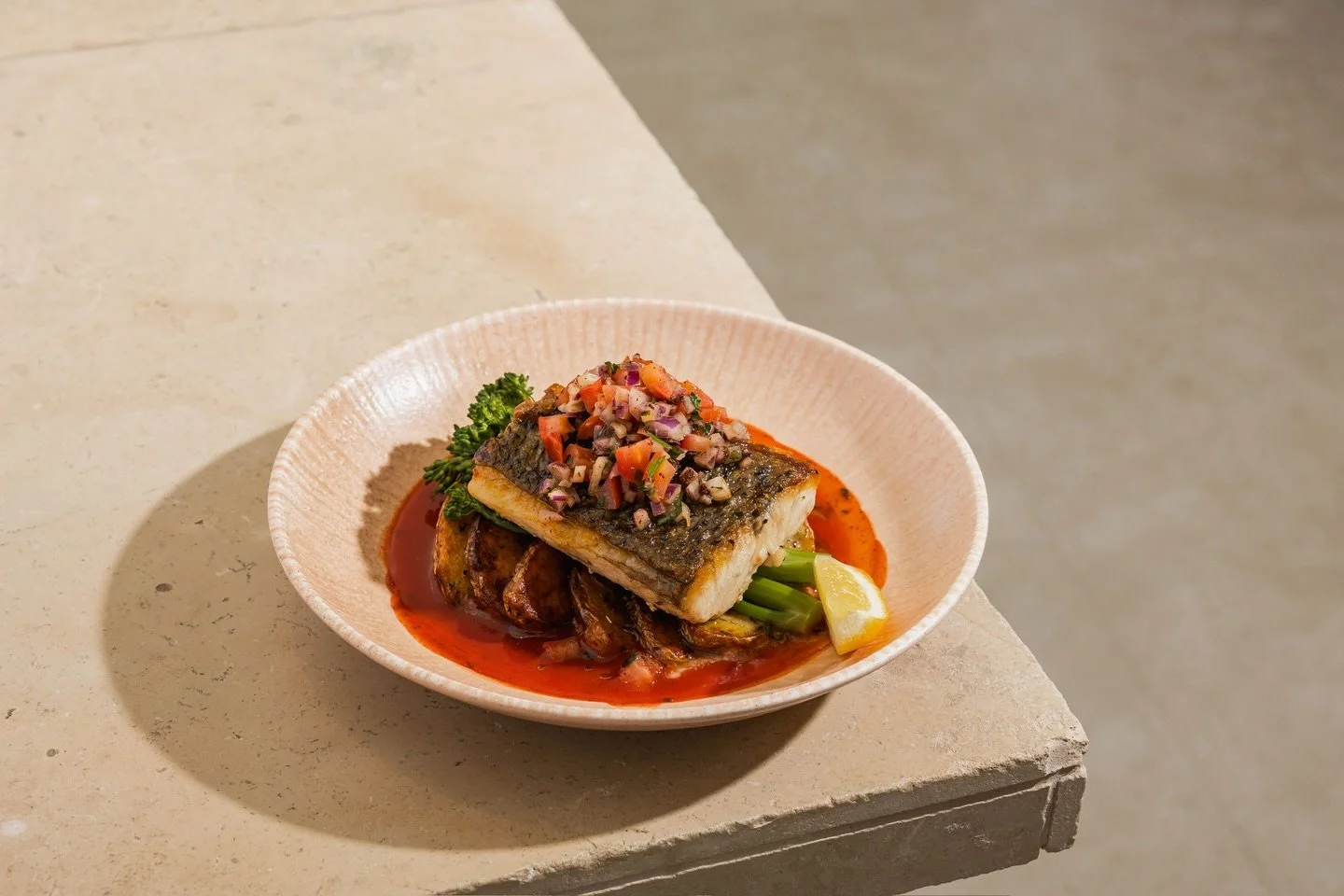Doors are open. Perfect day for a slow lunch by the water.

See you at Dune.