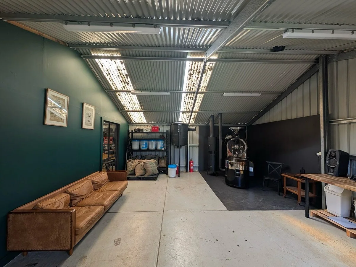 Welcome to our little roastery &mdash; the heart of everything we do. 
It&rsquo;s where every bag of beans is roasted, tested, and shared with care (and usually a few good laughs along the way). 

We love that our coffee connects us with you &mdash; 