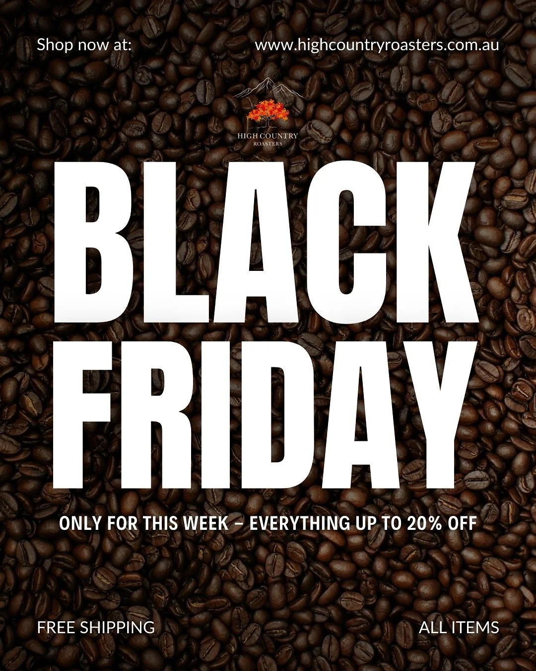 Our Black Friday Sale is live &mdash; and your favourite roasts are now 20% OFF. 

Every bag is roasted fresh for your order, so you&rsquo;re getting the same quality you enjoy every morning&hellip; just for less. 

✔ Use code COUNTRYCOFFEE at checko