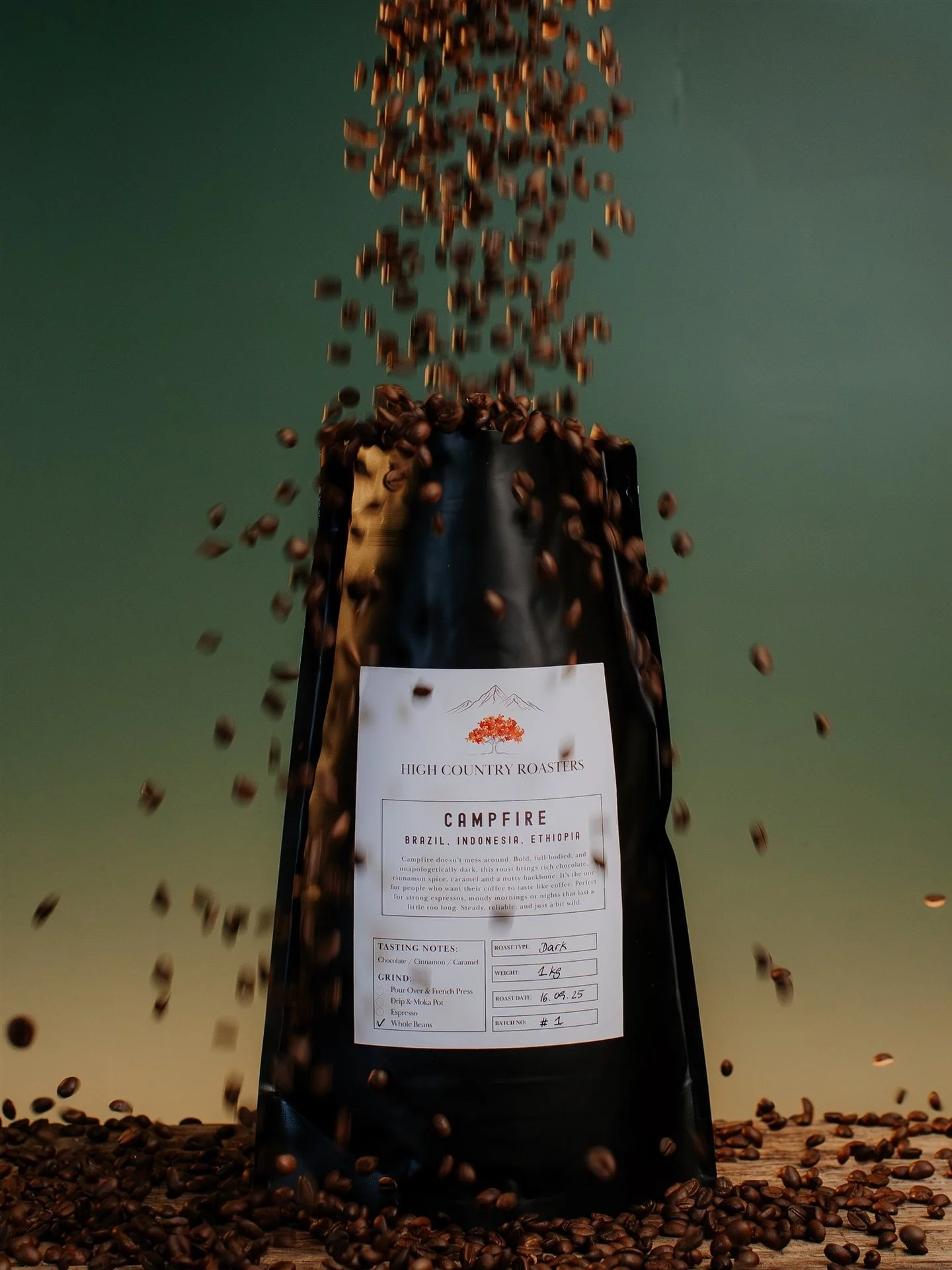 Bold. Dark. Unforgettable. That&rsquo;s our Campfire roast. Every sip hits with chocolatey warmth, a whisper of caramel, and that smoky kick that makes you pause and savor. 

Ready for your perfect cup? ☕ Tap the link in our bio to grab yours!

#dark