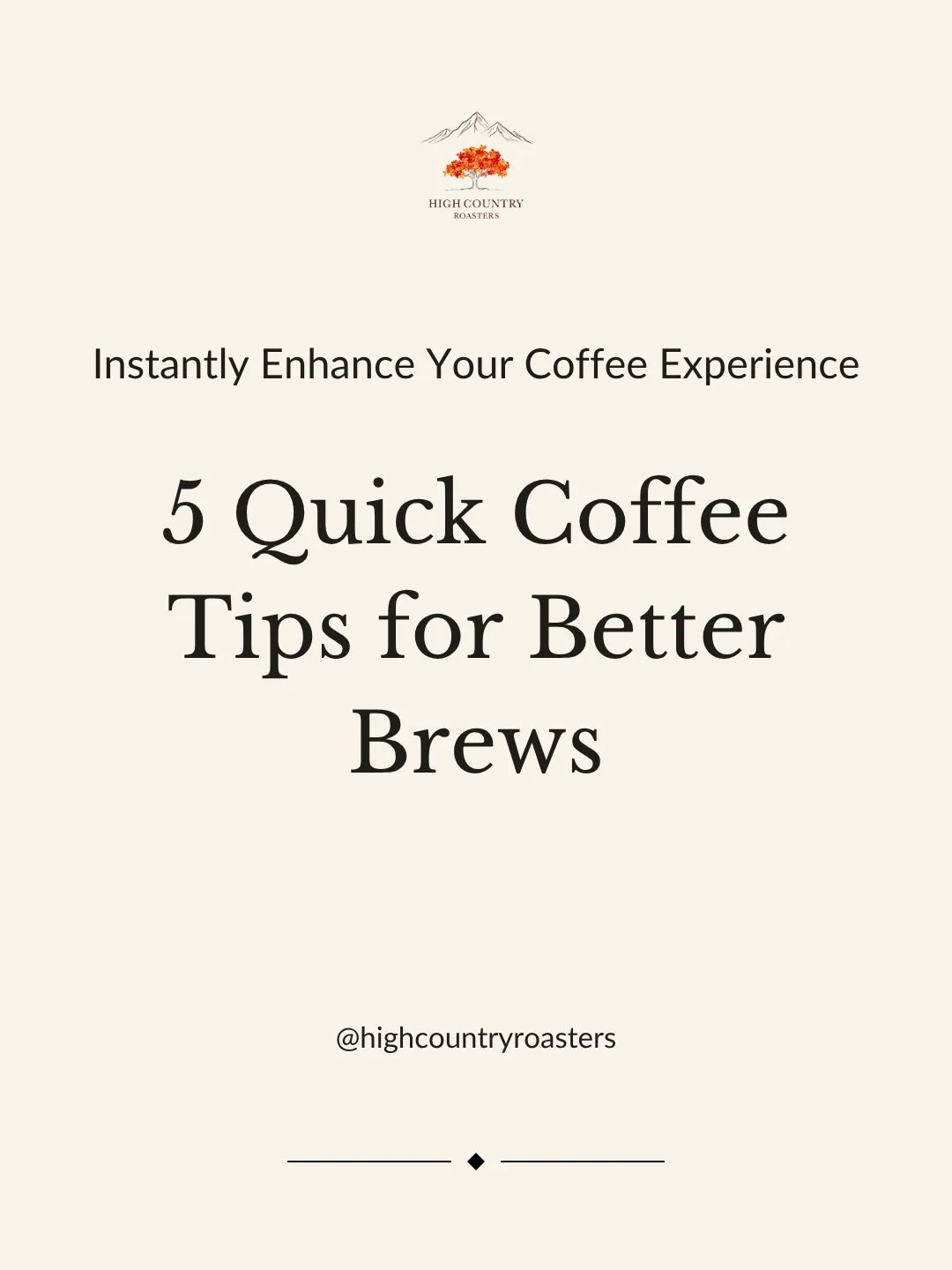 Most people think better coffee starts with a better machine.

In reality, it usually comes down to a few simple habits.

Fresh beans, the right grind, proper water temperature, and choosing coffee that matches how you drink it can completely change 