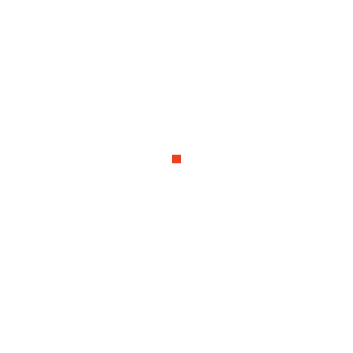 Outline of a person with a question mark and red dot on face, pointing at lips, on black background.