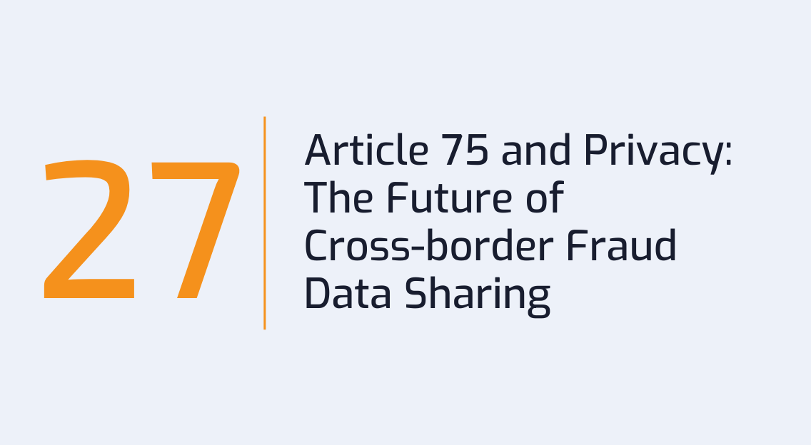 #27: Article 75 and Privacy - The future of Cross-border Data Sharing