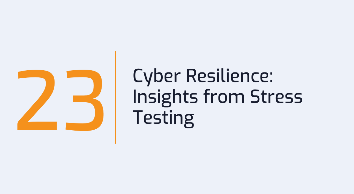 #23: Cyber Resilience: Insights from Stress Testing
