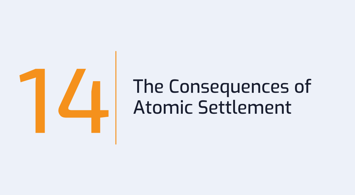 #14: The Consequences of Atomic Settlement