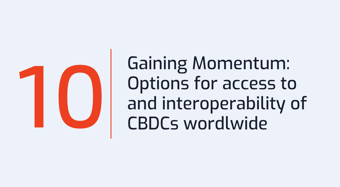 #10: Gaining Momentum -  Options for Access To and Interoperability of CBDCs Worldwide