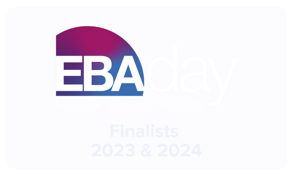 EBA Day logo with the words Network, Debate, Strategy, and Finalists 2023 & 2024