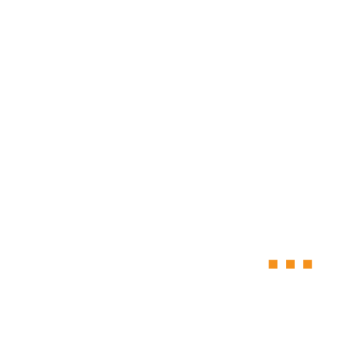 Line art illustration of a person leaning forward with hands on the ground, appearing to be exhausted or overweight, with three orange dots near the ground.