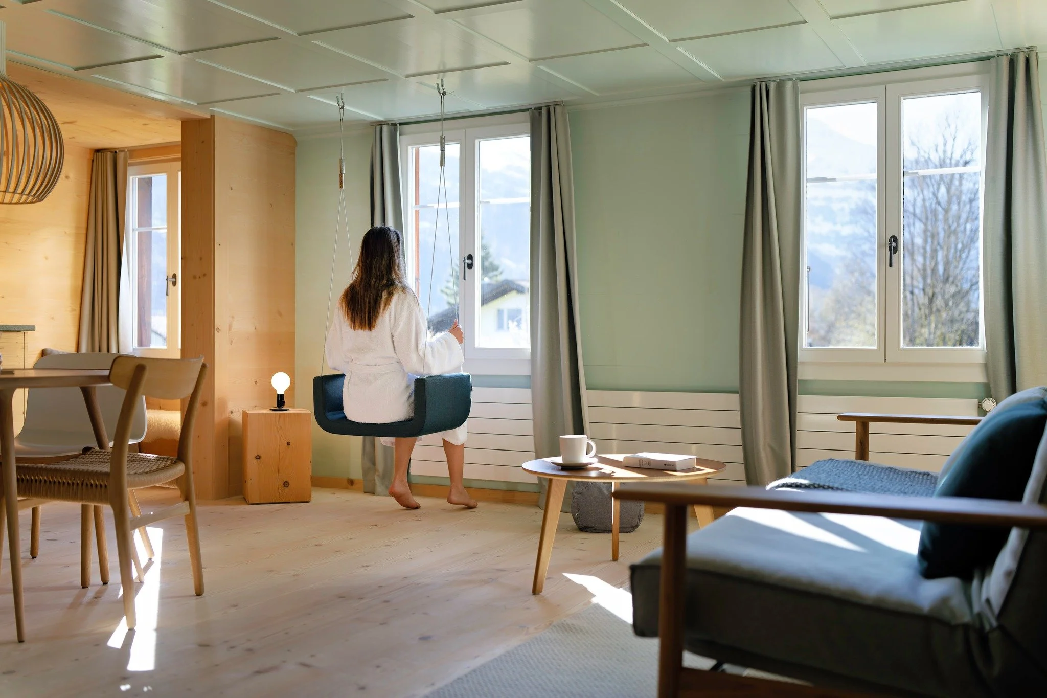 Schaukeln statt scrollen...
Wellnessfeeling bei Morgensonne ☀