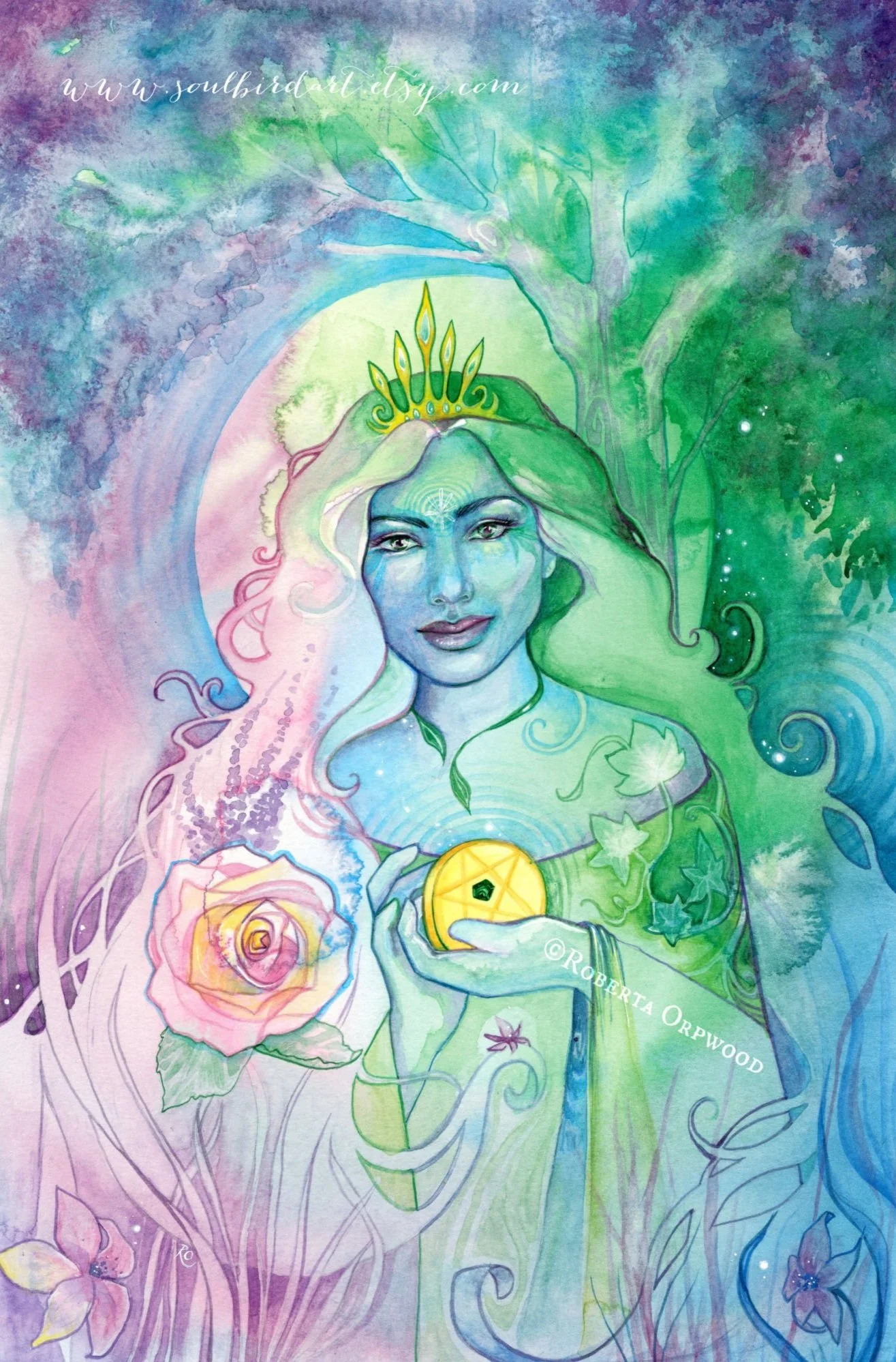 The Queen of Pentacles