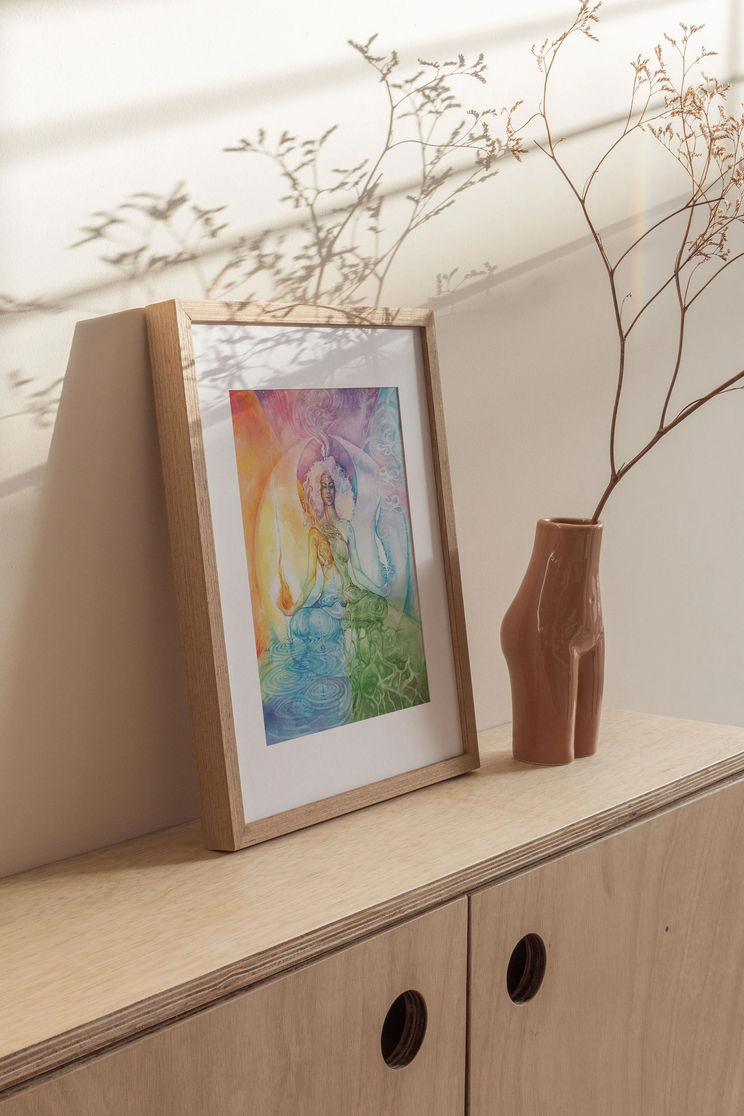 Sacred Elements on shelf lady vase.jpg