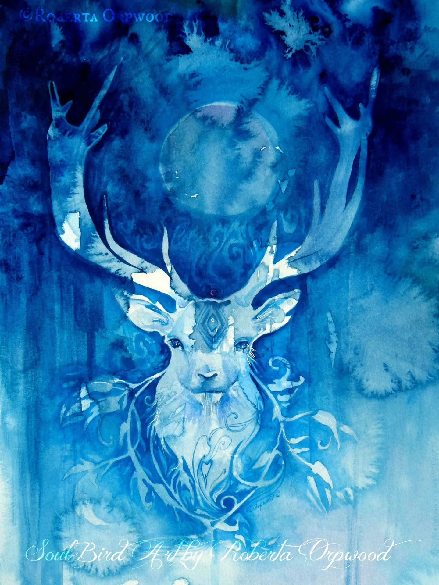 King of the Forest ✨️

💙 Spirit of Stag
Original watercolour painting by Roberta Orpwood 

@soulbirdart