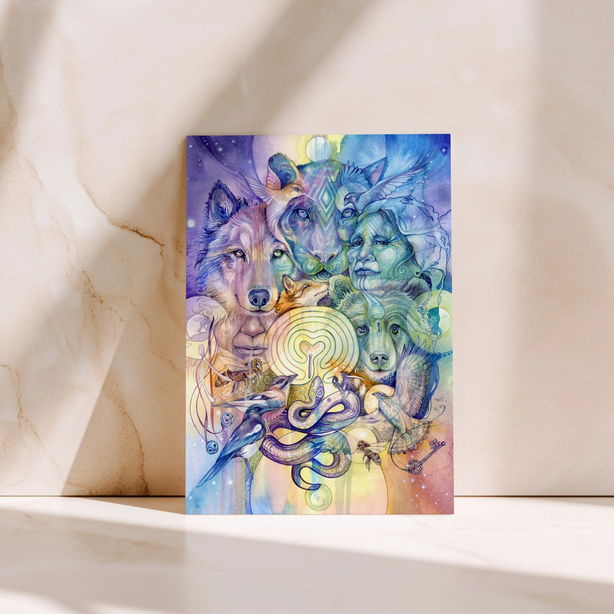 Path of the Heart Greeting Card