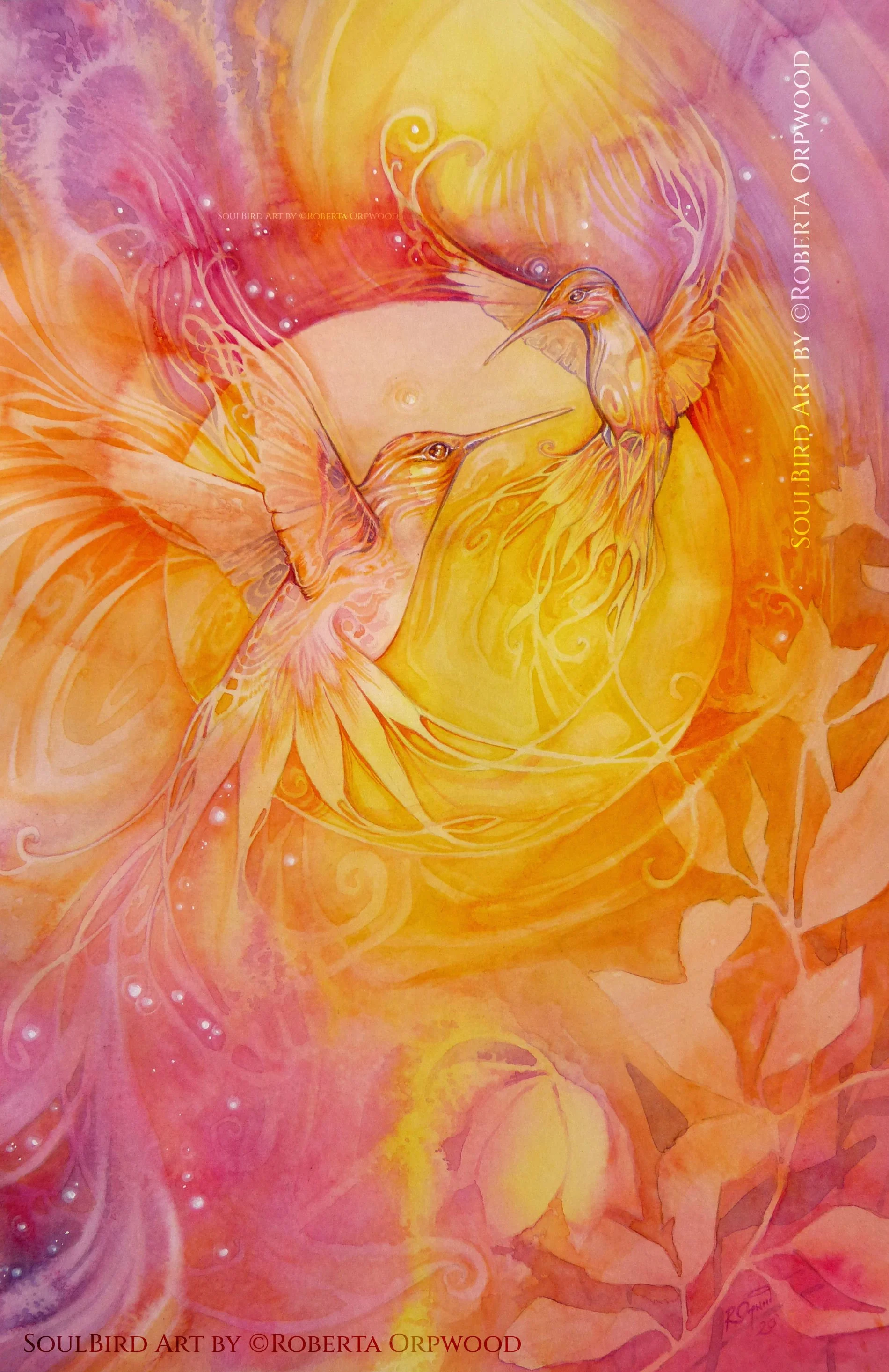 Dance of the Hummingbird Art Print