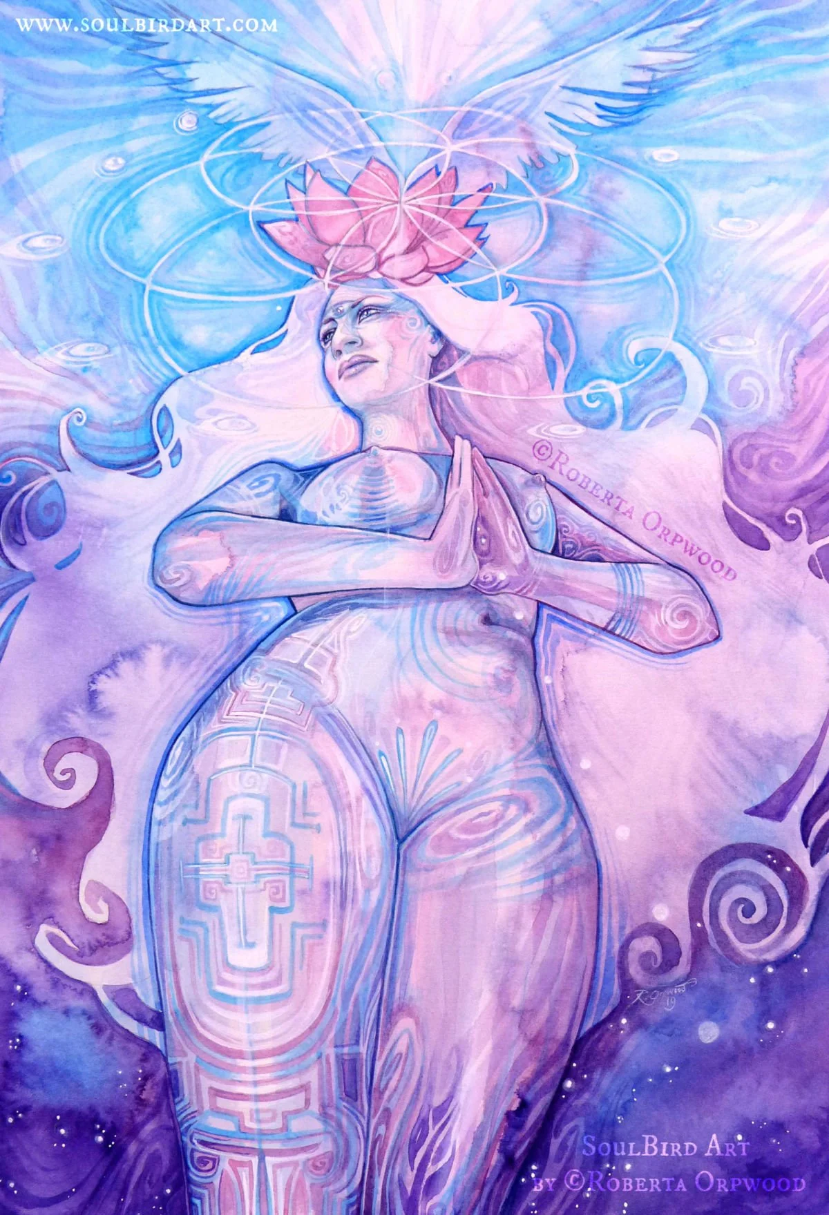 'Sacred Crown Chakra Goddess' / SB-C037
