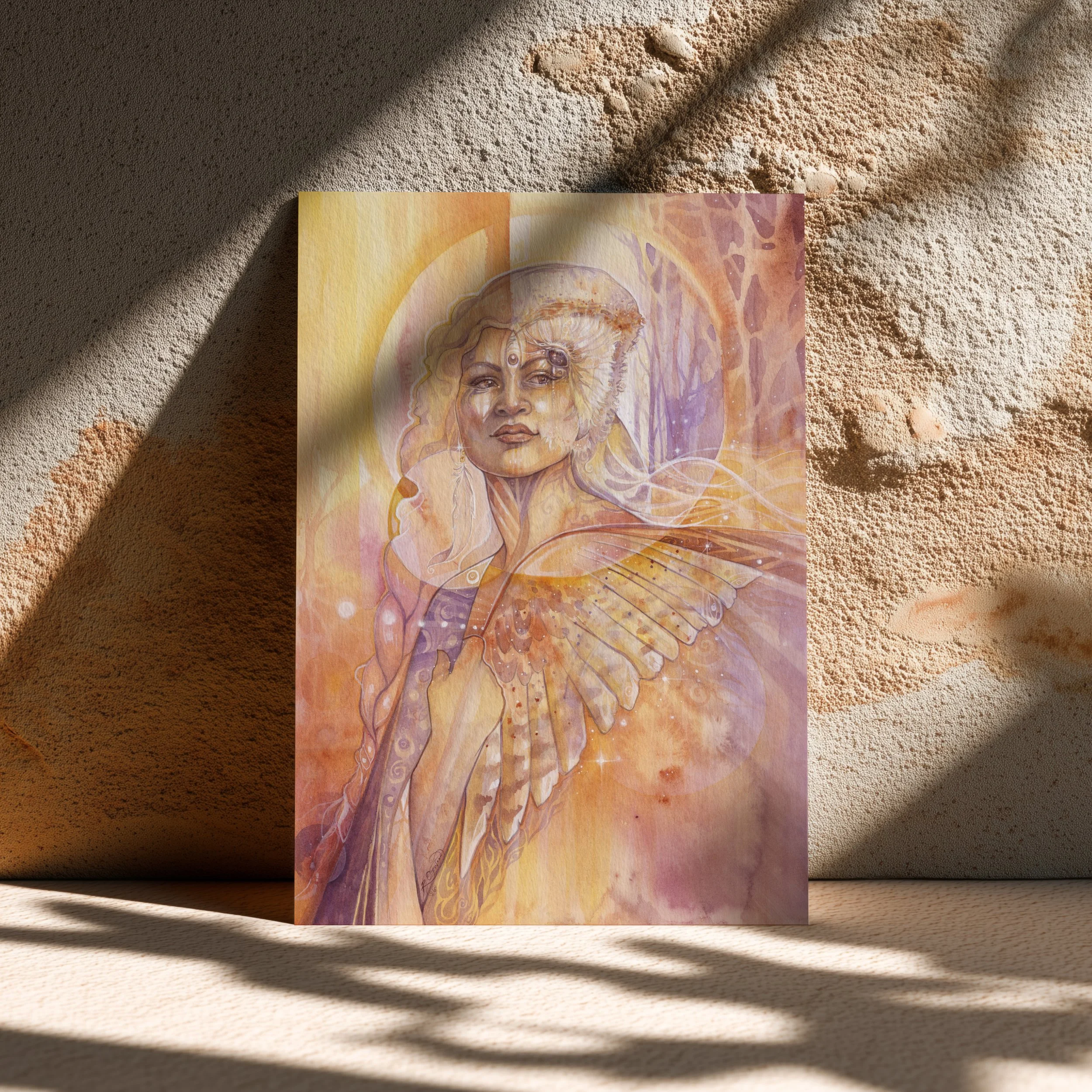 Barn Owl Medicine Woman Card Scene 1.jpg