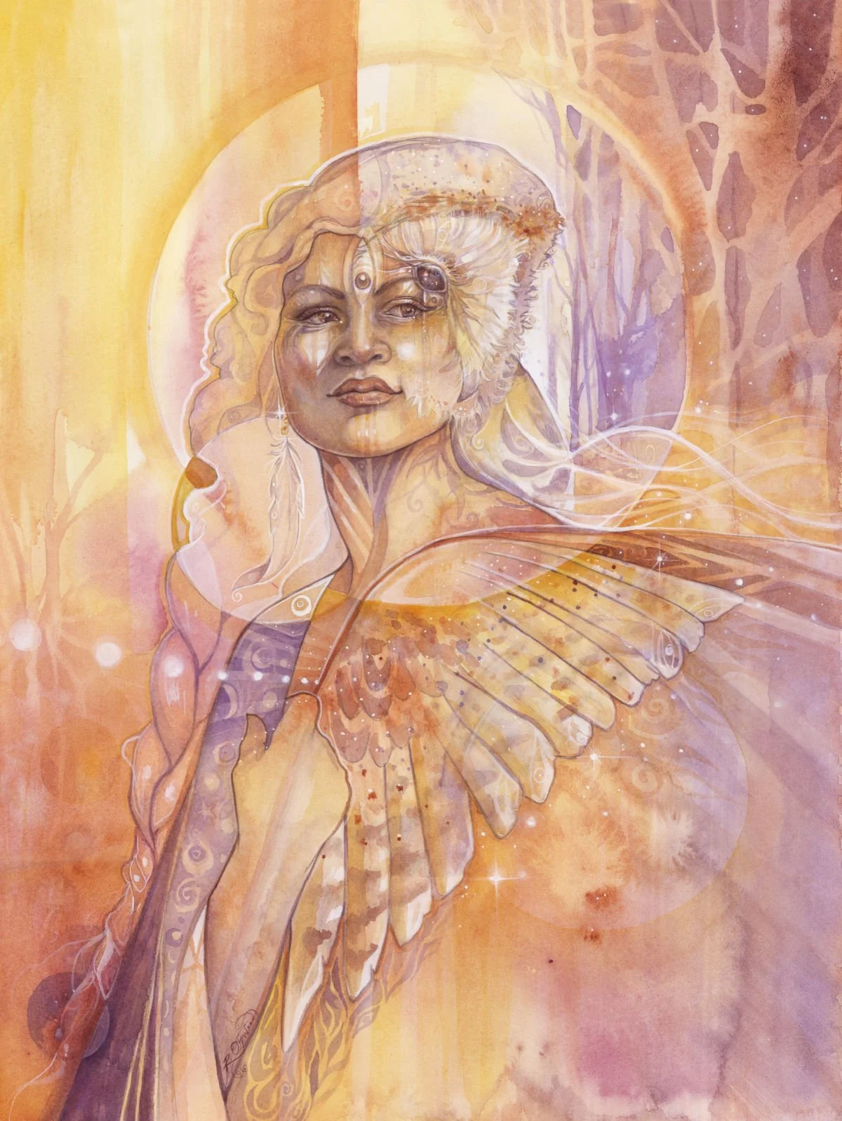 'Barn Owl Medicine Woman' / SB-C027
