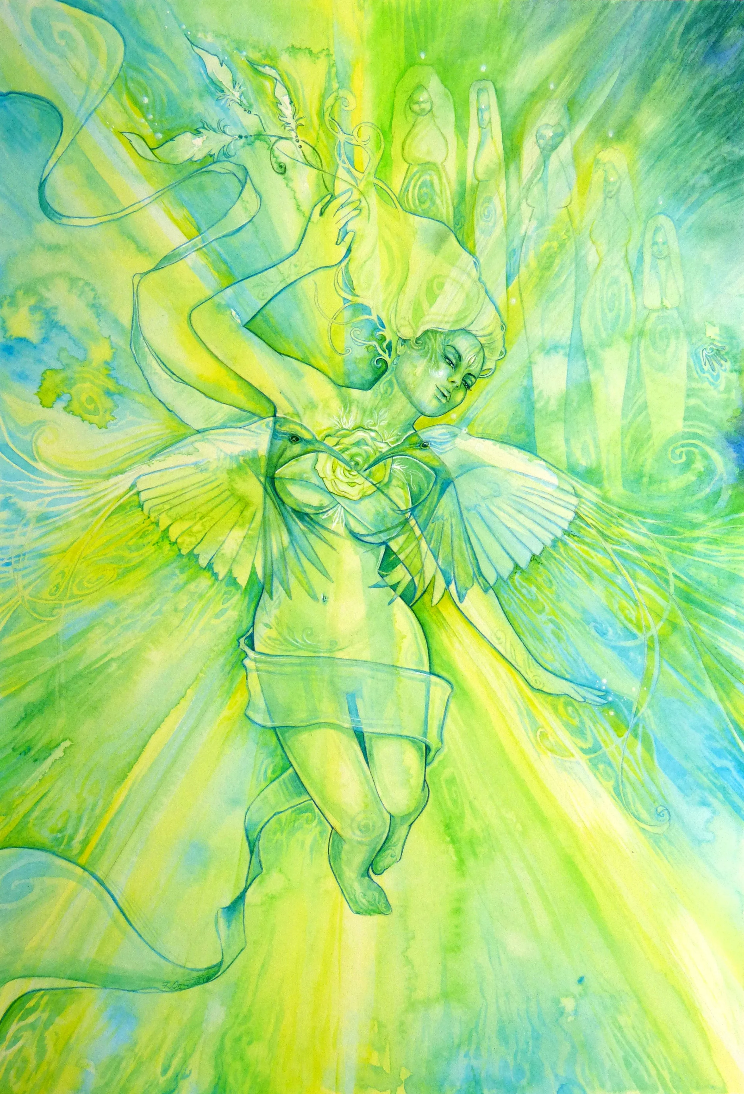 'Sacred Heart Chakra Goddess' / SB-C035
